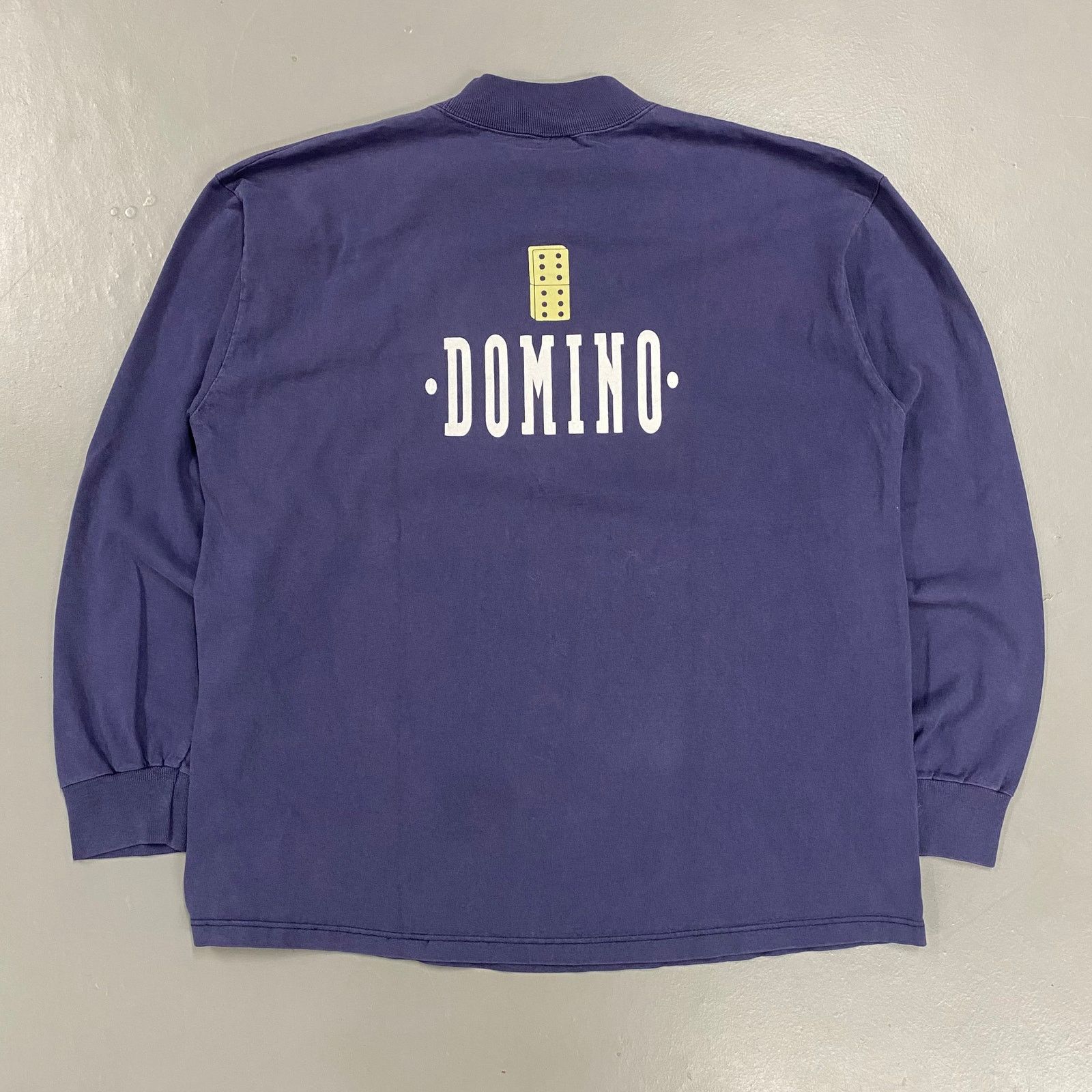 Vintage Vintage 90s Domino Def Jam Outburst Records Long Sleeve Tee Size US XL / EU 56 / 4 - 1 Thumbnail