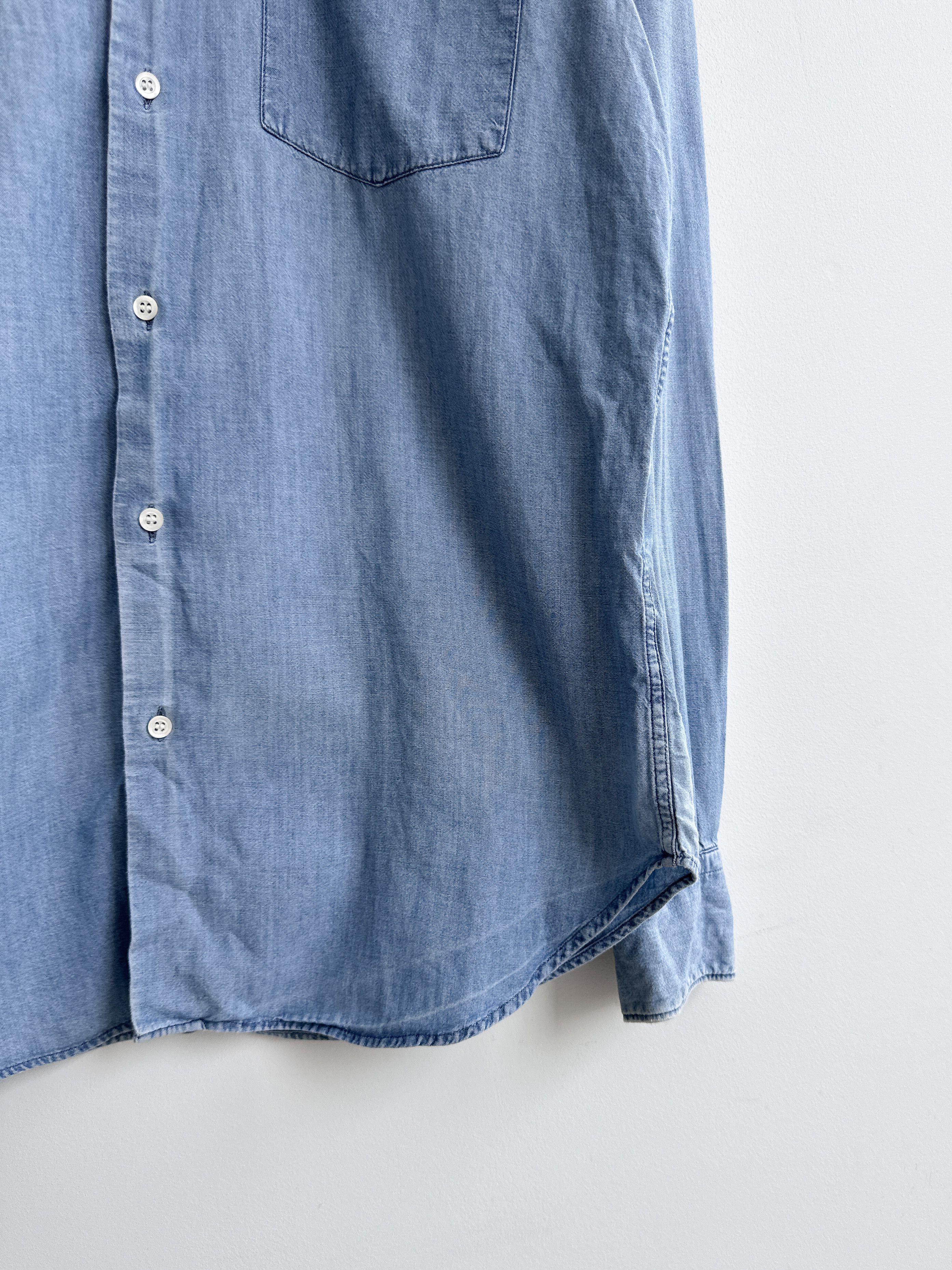 Aspesi Aspesi Blue Denim Jean Shirt Size US S / EU 44-46 / 1 - 4 Thumbnail