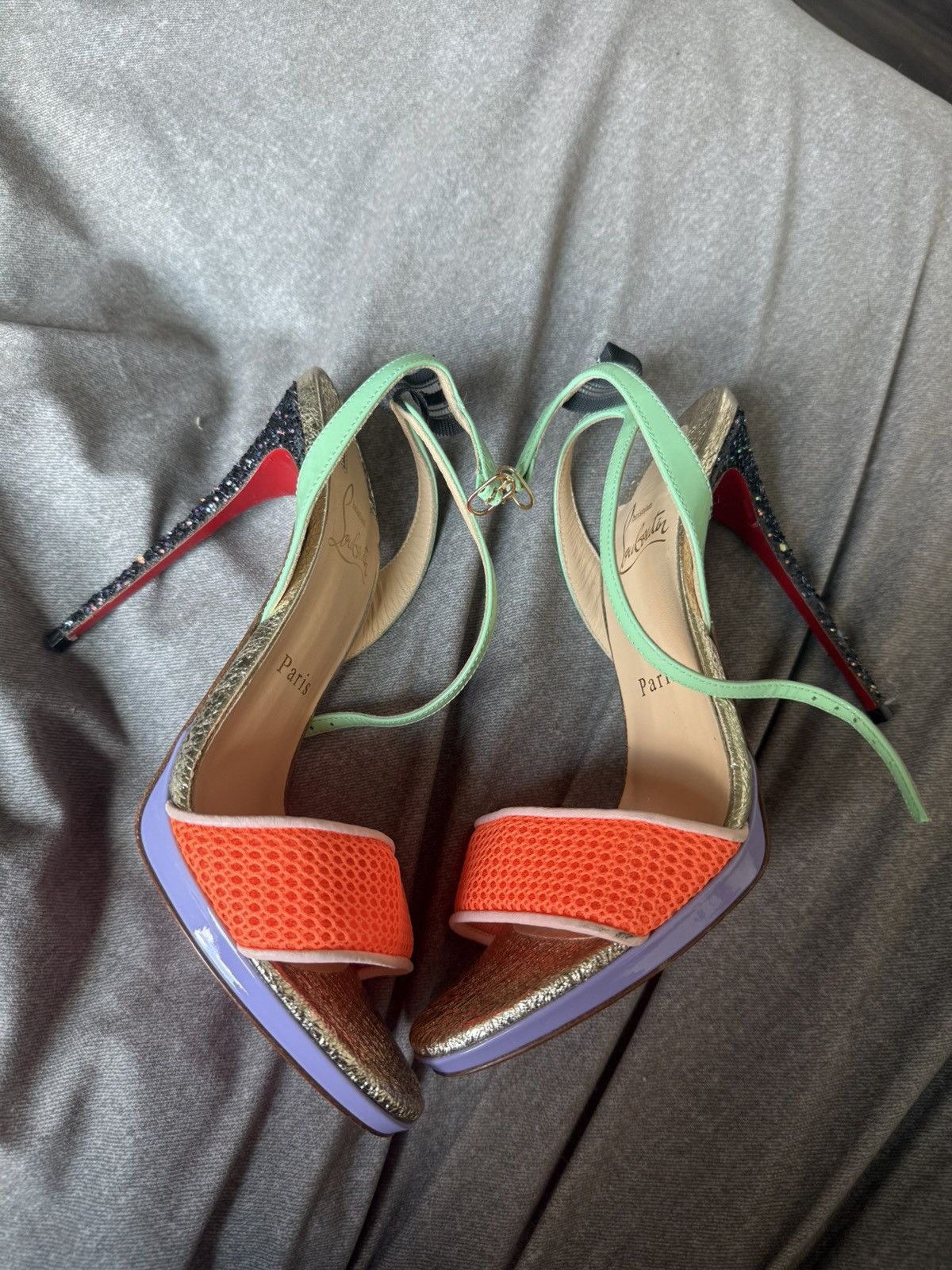 Christian Louboutin Platform Christian Louboutin Sandals Size US 8 / IT 38 - 1 Thumbnail