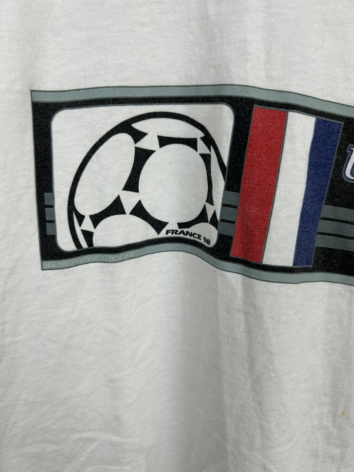 Vintage Vintage Adidas France 1998 T shirt United States Size US L / EU 52-54 / 3 - 8 Thumbnail