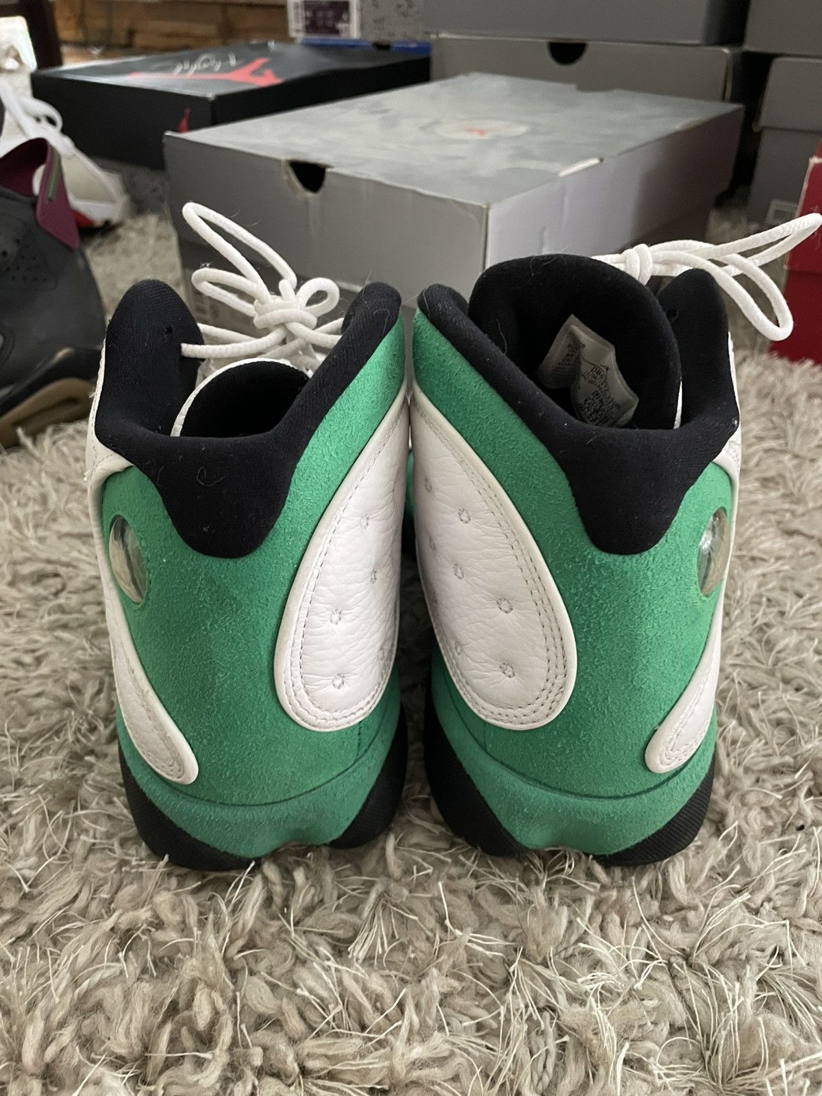 Jordan Brand Jordan 13 Lucky Green Size US 9 / EU 42 - 6 Thumbnail