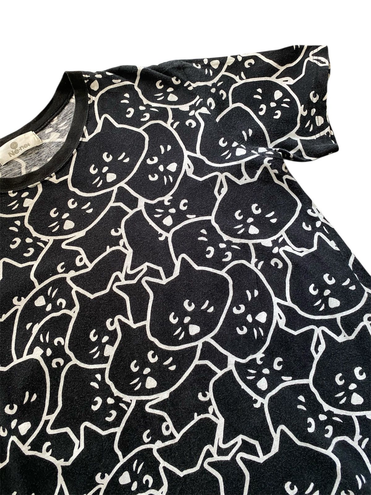 Issey Miyake 🔥Vintage Issey Miyake Ne-Net Shirt Cat Full Print Size US M / EU 48-50 / 2 - 3 Thumbnail