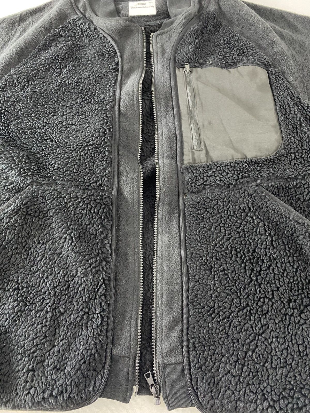 Uniqlo × White Mountaineering White Mountaineering Fleece Padded Full Zipper Jacket Size US XL / EU 56 / 4 - 4 Thumbnail