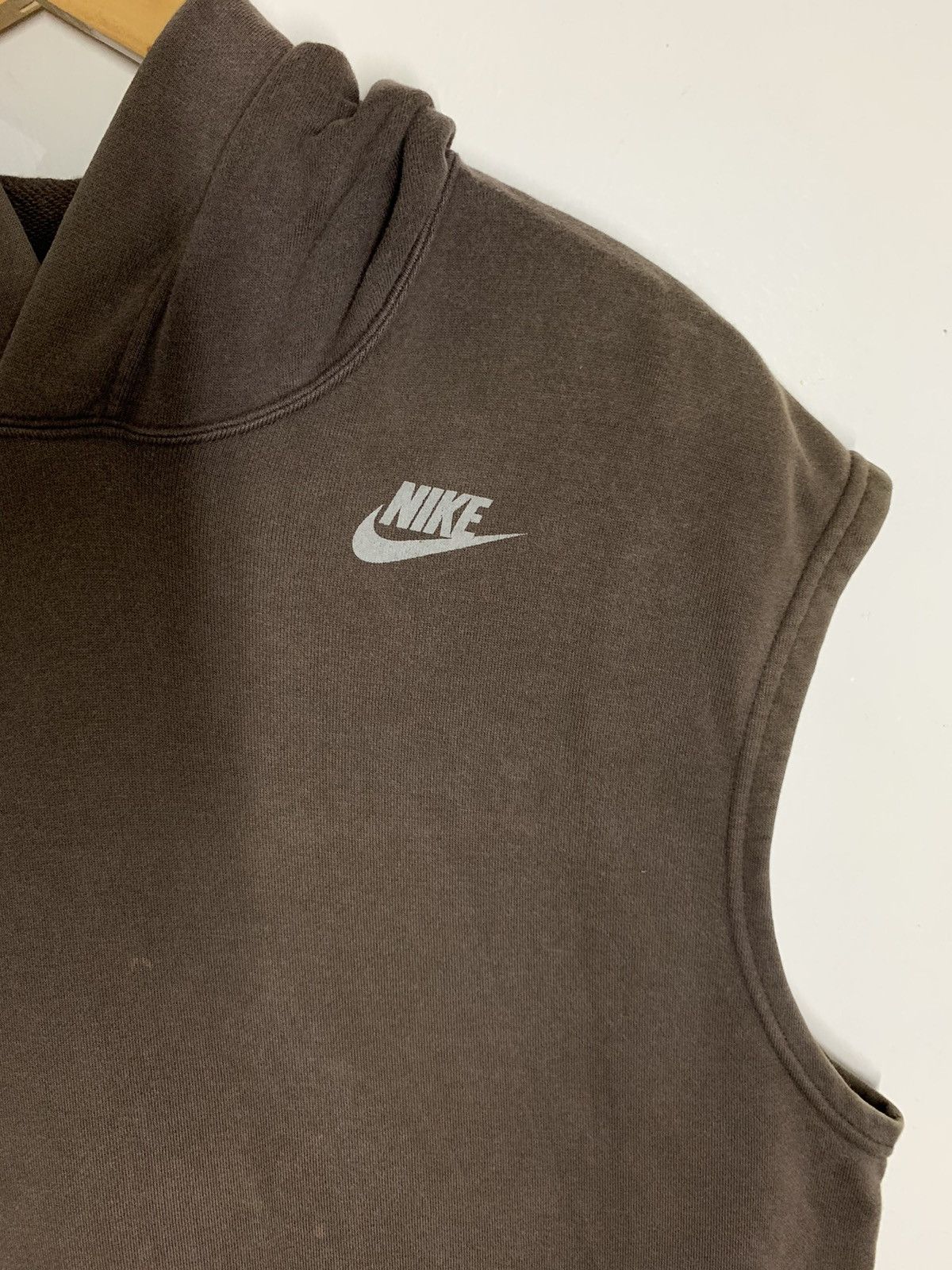 Nike × Vintage Nike Vintage Sleeveless Hoodie Size US M / EU 48-50 / 2 - 3 Thumbnail