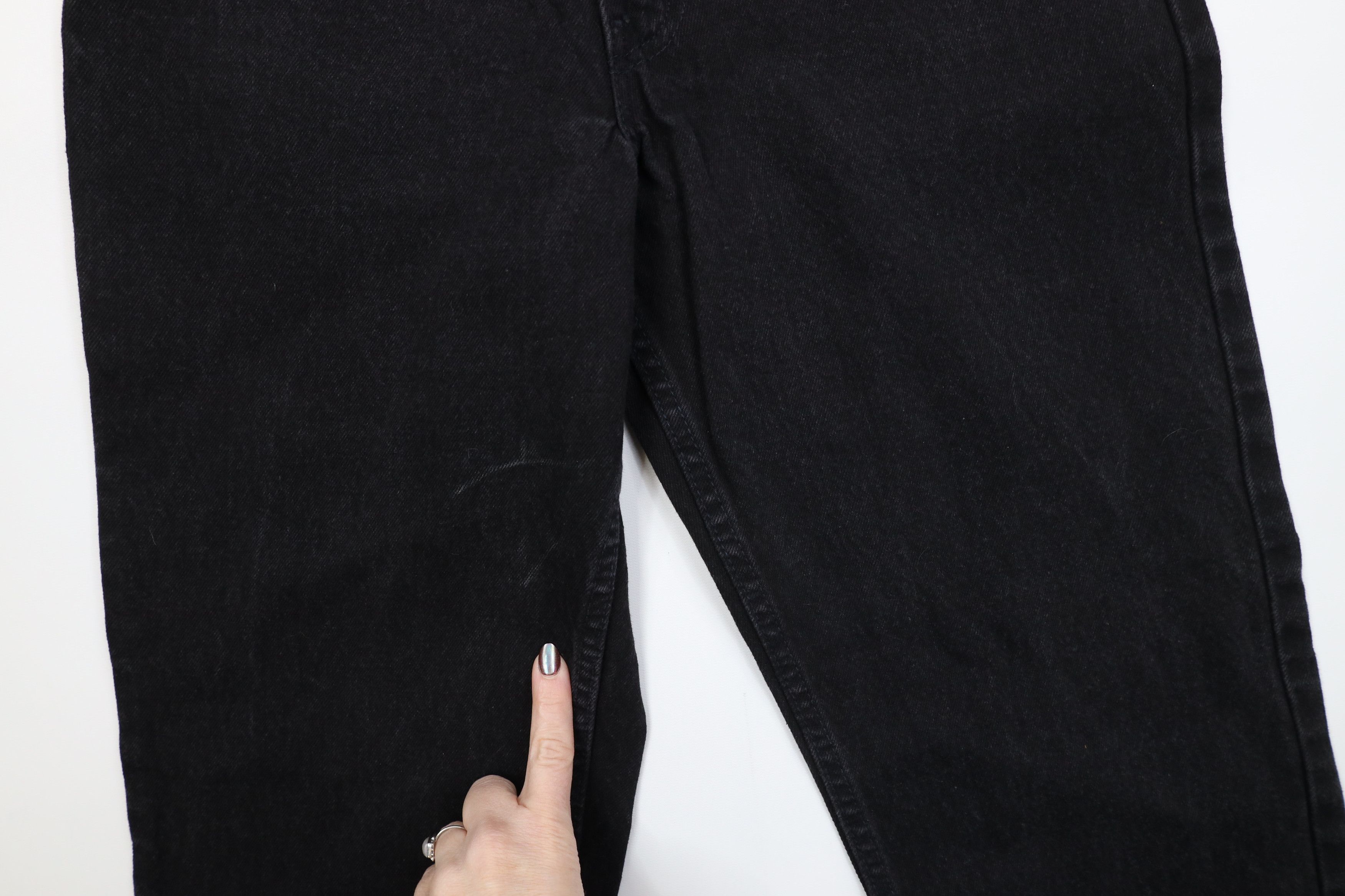 Levi's Vintage 90s Levis Relaxed Tapered Leg Denim Jeans Black USA Size US 32 / EU 48 - 5 Thumbnail