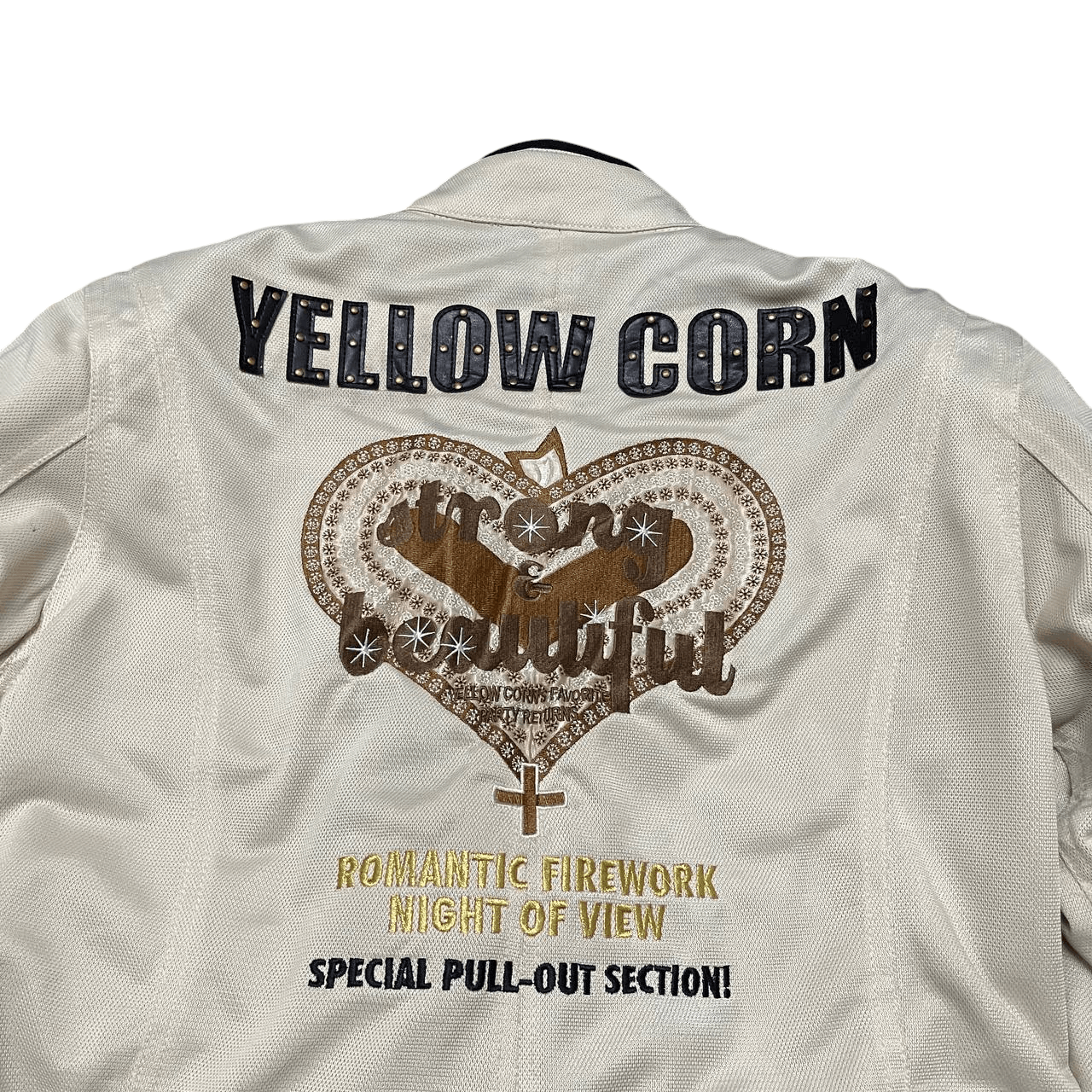 YELLOW CORN Vintage Yellow Corn Racing Jacket with Padding Size US S / EU 44-46 / 1 - 2 Thumbnail
