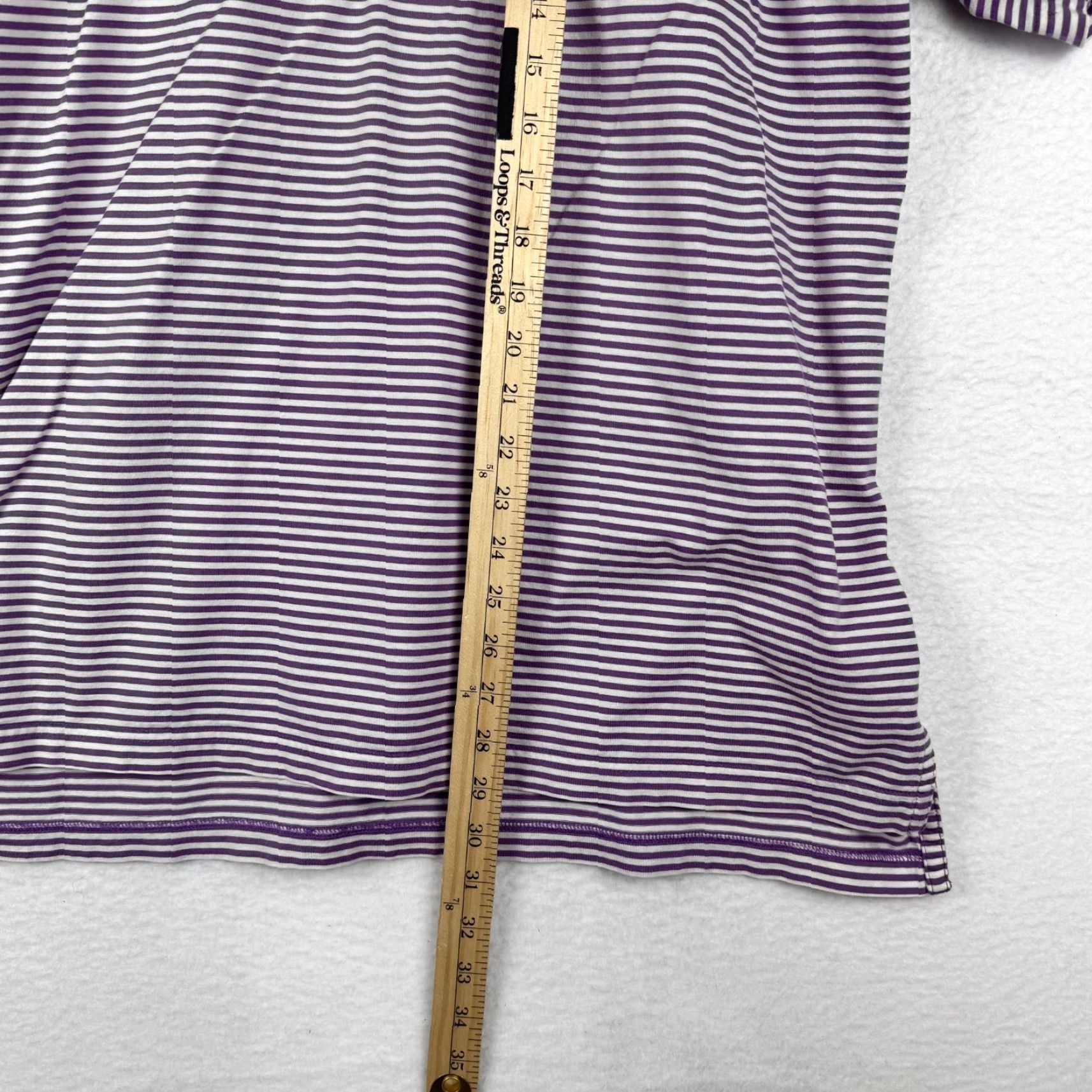Peter Millar Peter Millar Polo Shirt Men XL Purple Stripe Texas Flag Embroidered Short Sleeve Polo Size US XL / EU 56 / 4 - 5 Thumbnail