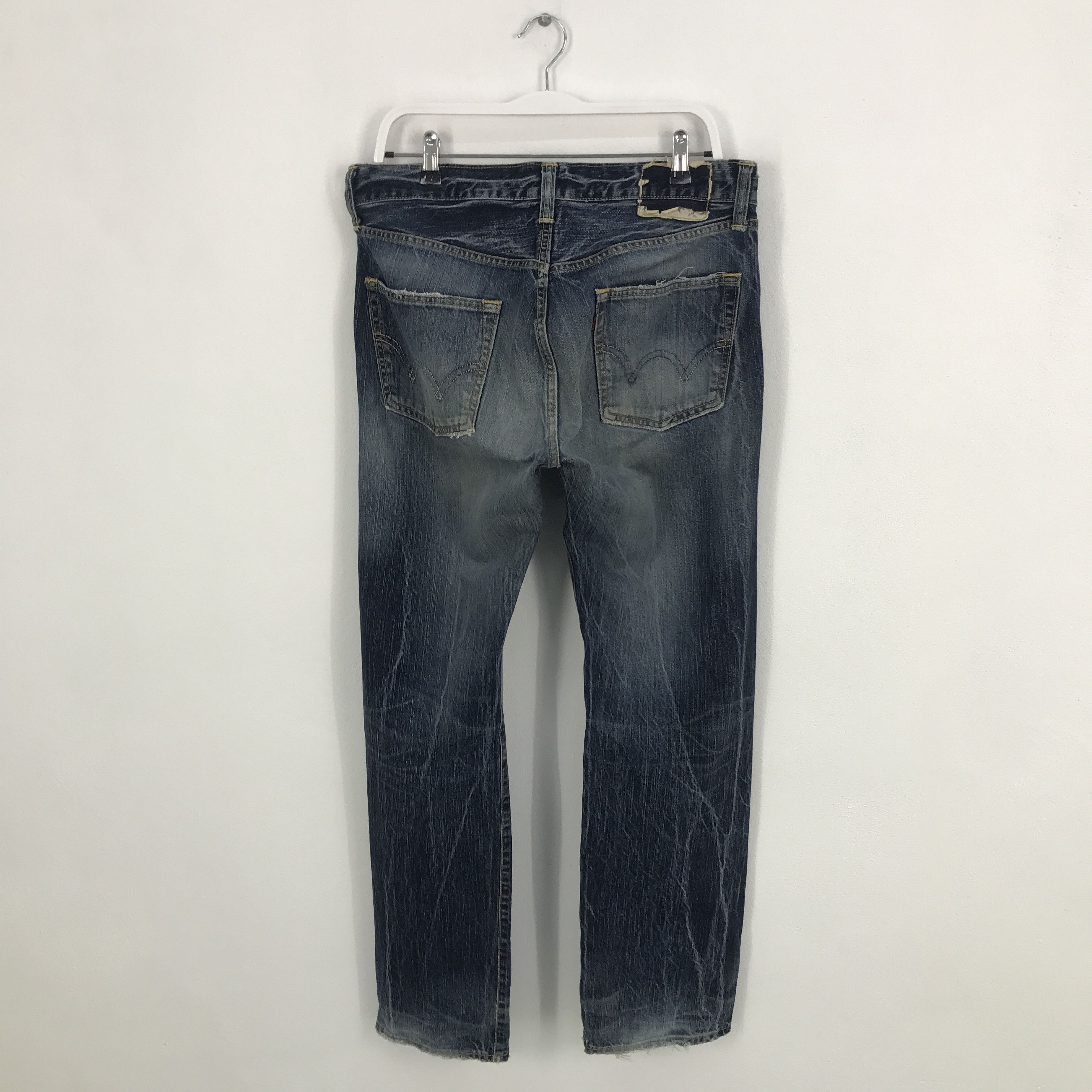 Edwin Rare Edwin Denim Faded distressed Jeans pants Size US 34 / EU 50 - 4 Thumbnail