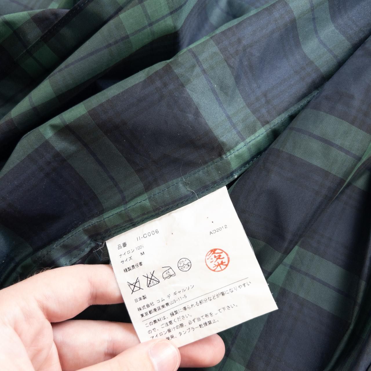 Comme des Garcons Vintage Comme Des Garcons Tartan Raincoat Size M Size US M / EU 48-50 / 2 - 6 Thumbnail