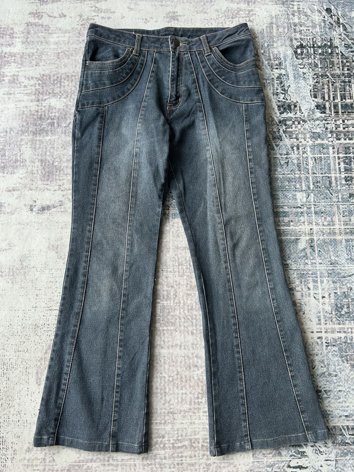 14th Addiction Flared Punk Rock Design Jeans Size US 30 / EU 46 - 1 Thumbnail