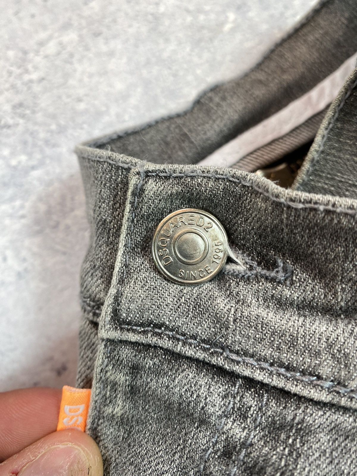 Dsquared2 Dsquared2 Grey Denim Pants Made in Italy Size 56 Size US 42 / EU 58 - 19 Thumbnail