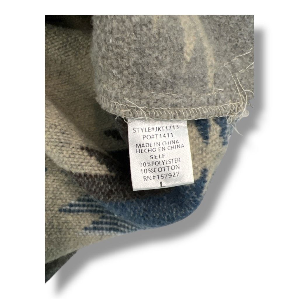 Other La Miel Eldora Western Southwestern Aztec Boxy Oversized Dis Size L / US 10 / IT 46 - 7 Thumbnail