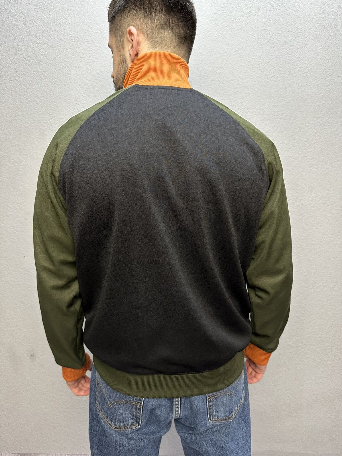 Vintage Fred Perry Track Jacket Full Zip Y2K Blokecore
