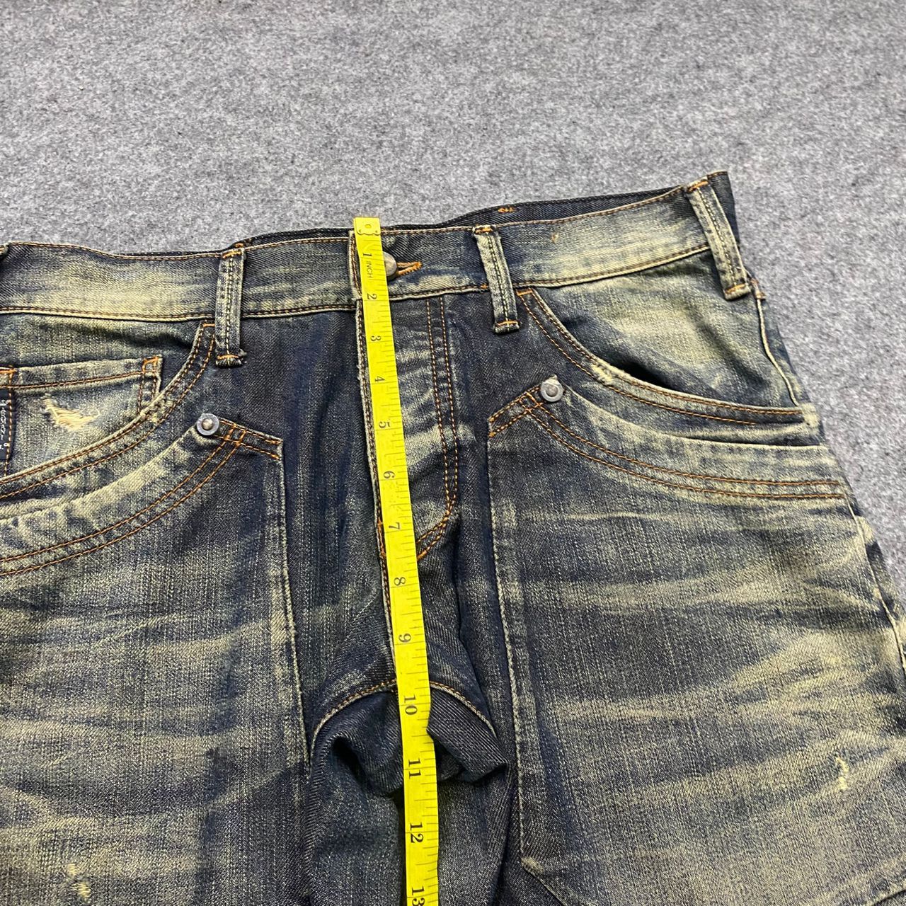 Giorgio Armani 💥Best Offer💥Vintage Armani Jeans Patchwork Denim Size US 32 / EU 48 - 4 Thumbnail