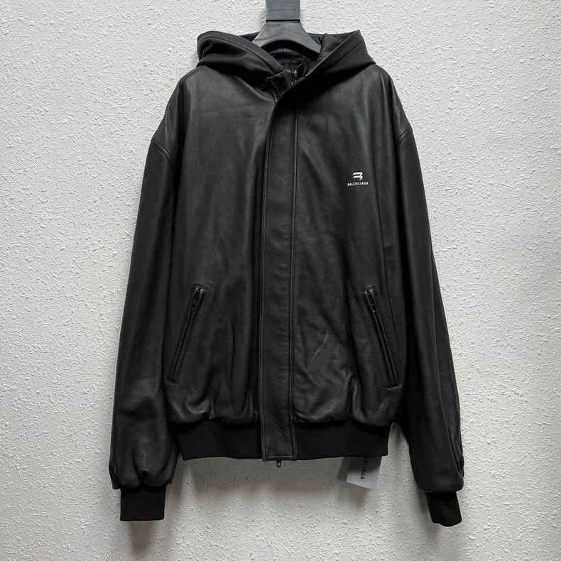 Balenciaga Balenciaga Taxi Blouson Hooded Leather Jacket Size US M / EU 48-50 / 2 - 1 Thumbnail