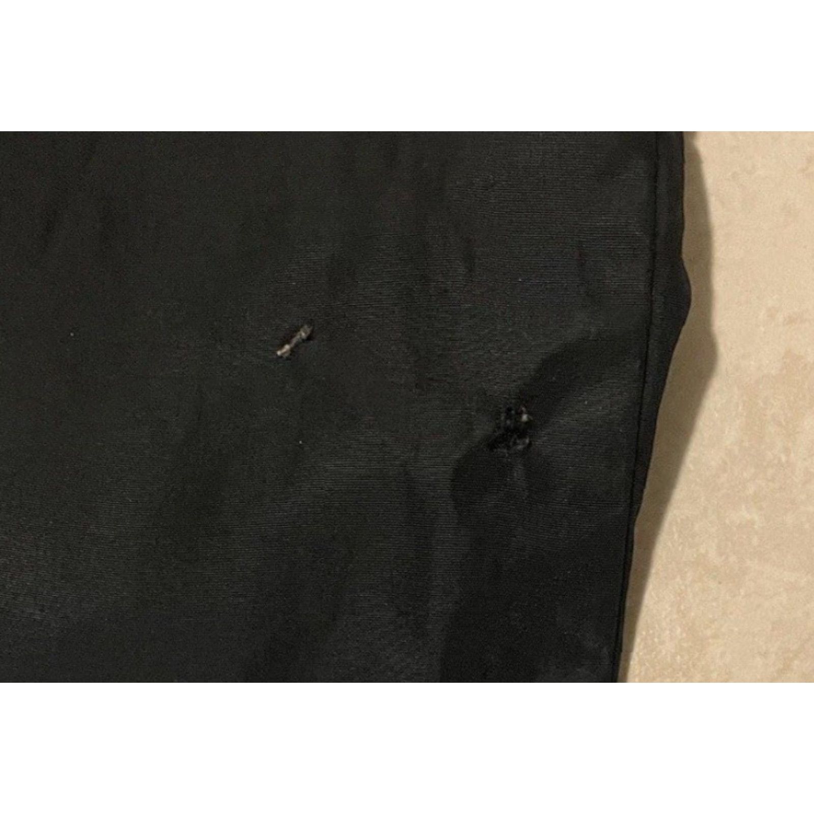 Nike VINTAGE Nike Swoosh Track Pants M Black 80s 90s Hip Hop Athletic Activewear Mens Pants with Pockets Size US 31 - 5 Thumbnail
