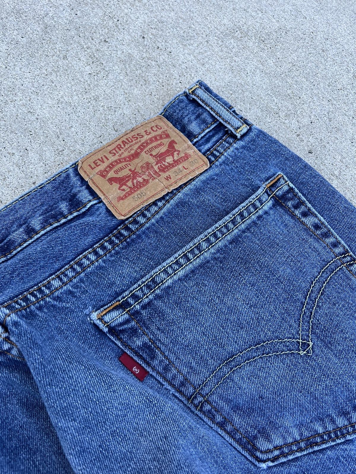 Levi's × Vintage Crazy Vintage Y2K Levi’s 505 Wash Jeans Size US 34 / EU 50 - 11 Thumbnail