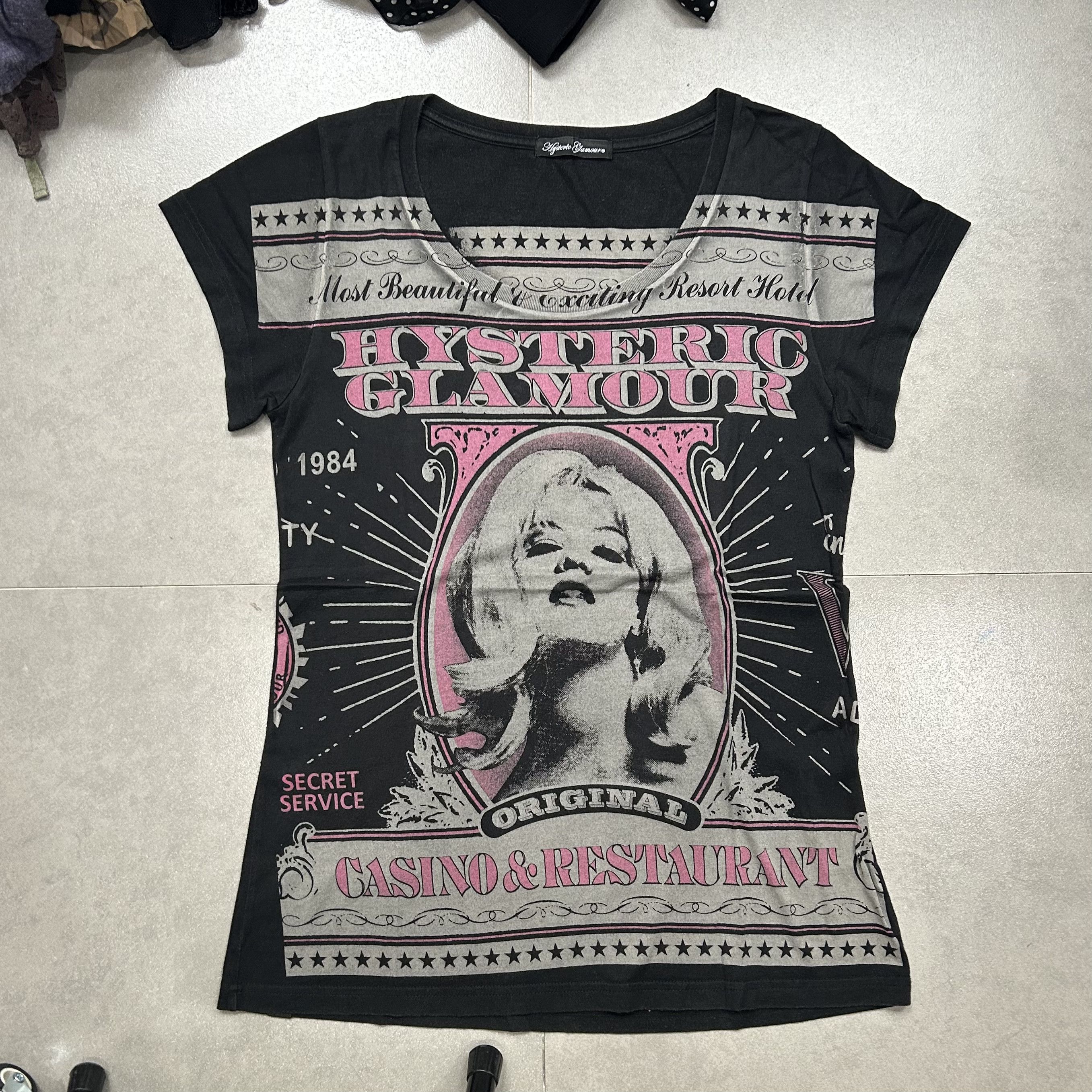 Hysteric Glamour Hysteric Glamour 'Casino & Restaurant' Tee Size M / US 6-8 / IT 42-44 - 1 Thumbnail