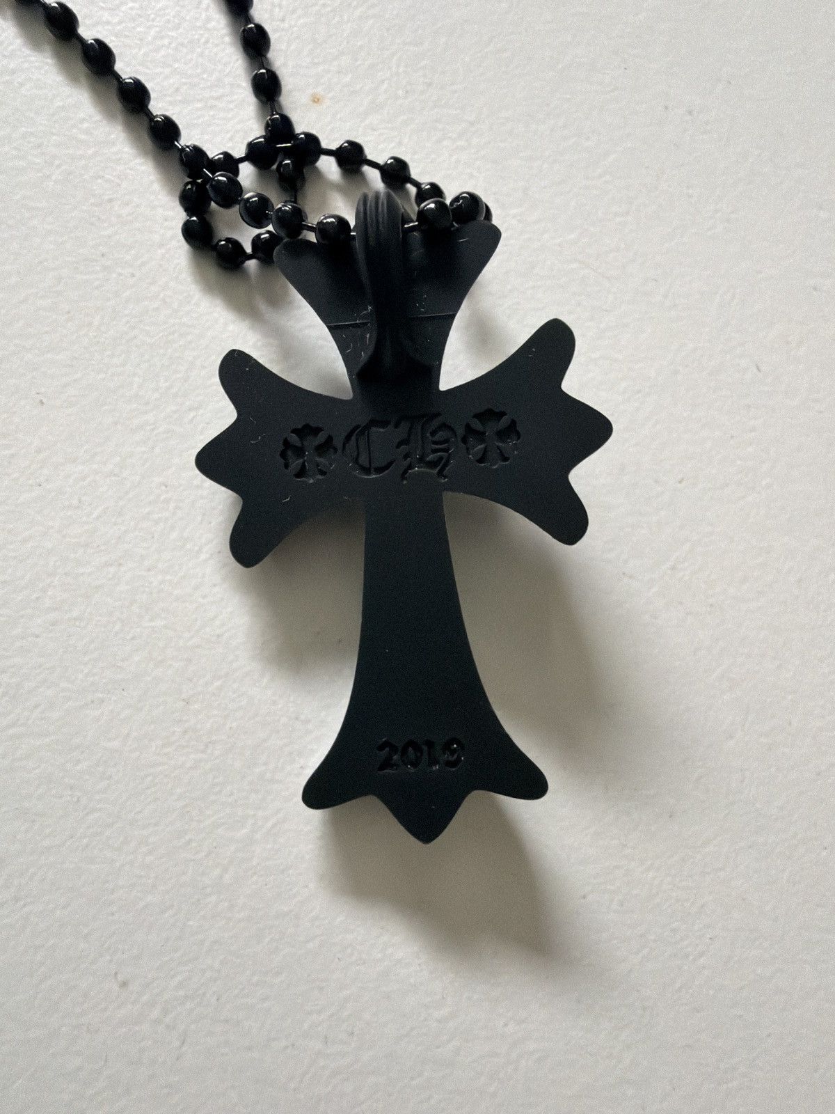 Chrome Hearts Chrome Hearts black silichrome necklace Size ONE SIZE - 4 Thumbnail