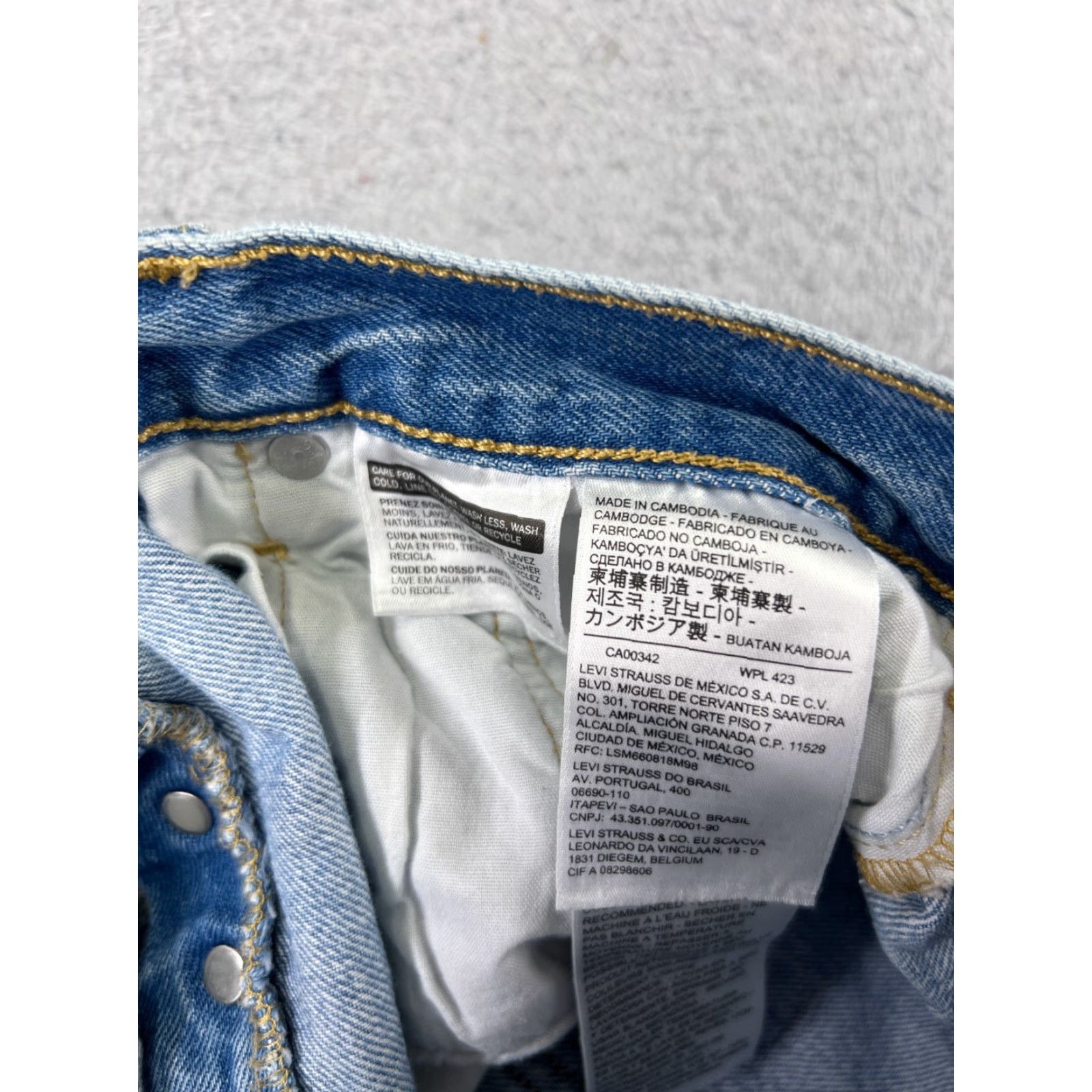 Levi's Levi's 501 XX Jeans Men Slim Denim Blue 27x24 Jeans Button Fly 501 XX Vintage? No Size US 27 - 7 Thumbnail