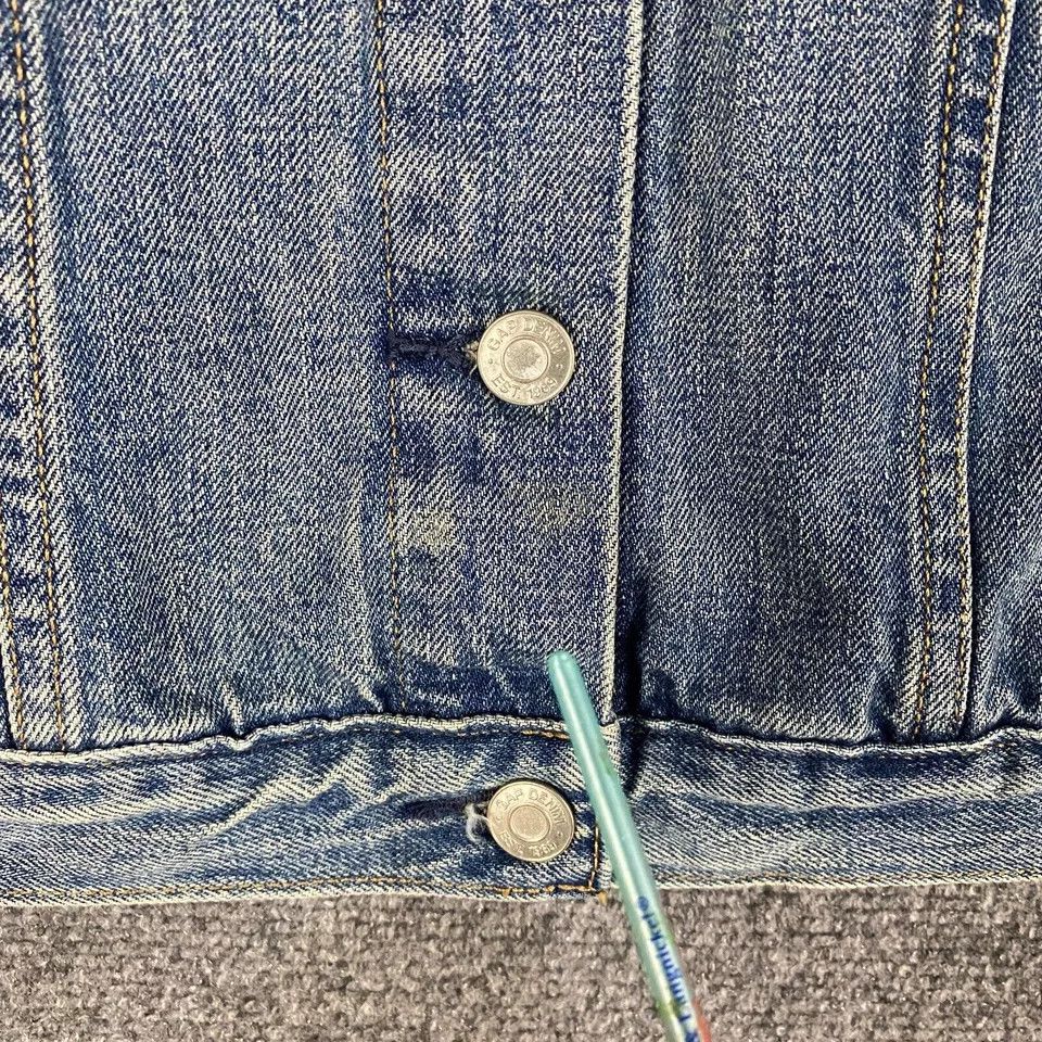 Gap Gap Denim Jacket Women's XS Medium Wash Blue Front Pockets Size XS / US 0-2 / IT 36-38 - 3 Thumbnail