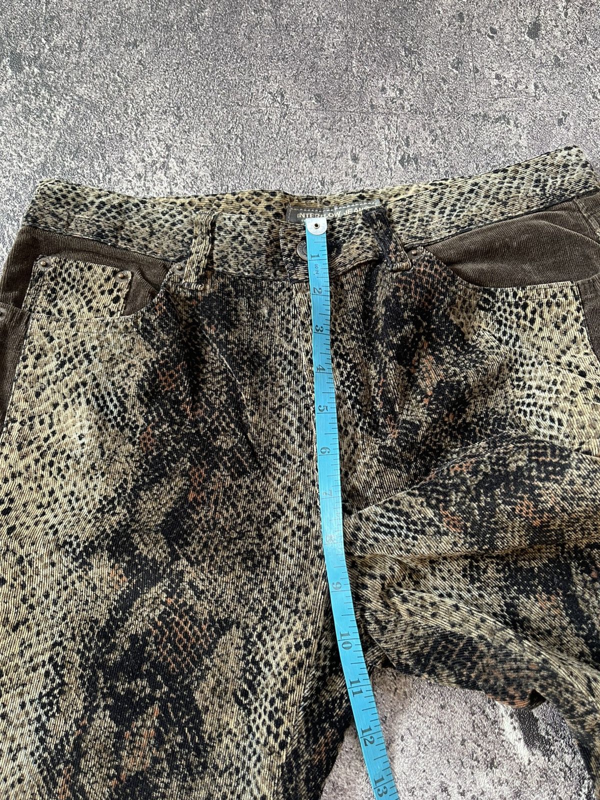 Japanese Brand Y2k interflow snakeskin “tornado mart style” jeans Size US 30 / EU 46 - 15 Thumbnail