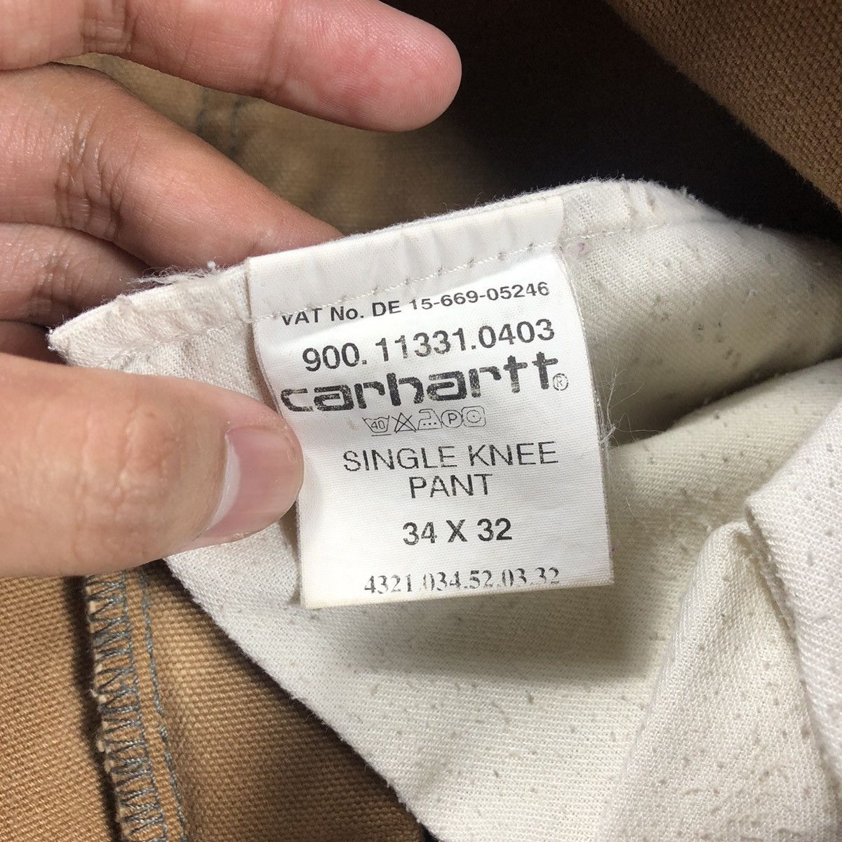 Carhartt × Vintage Carhartt OG Single Knee Cropped Pants Size US 33 - 5 Thumbnail
