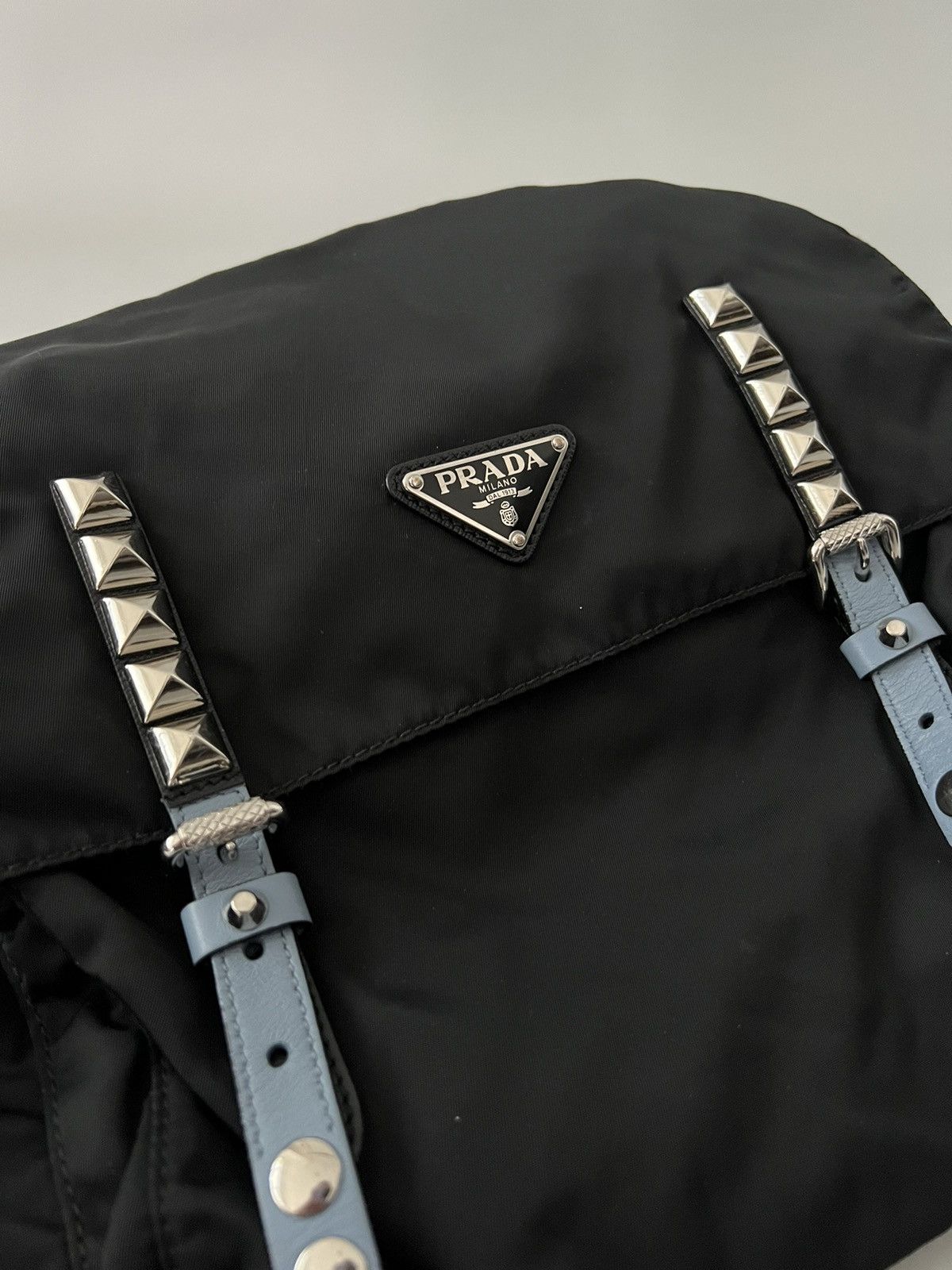 Prada Prada Nylon Vela Studded Belt Bag Size ONE SIZE - 4 Thumbnail