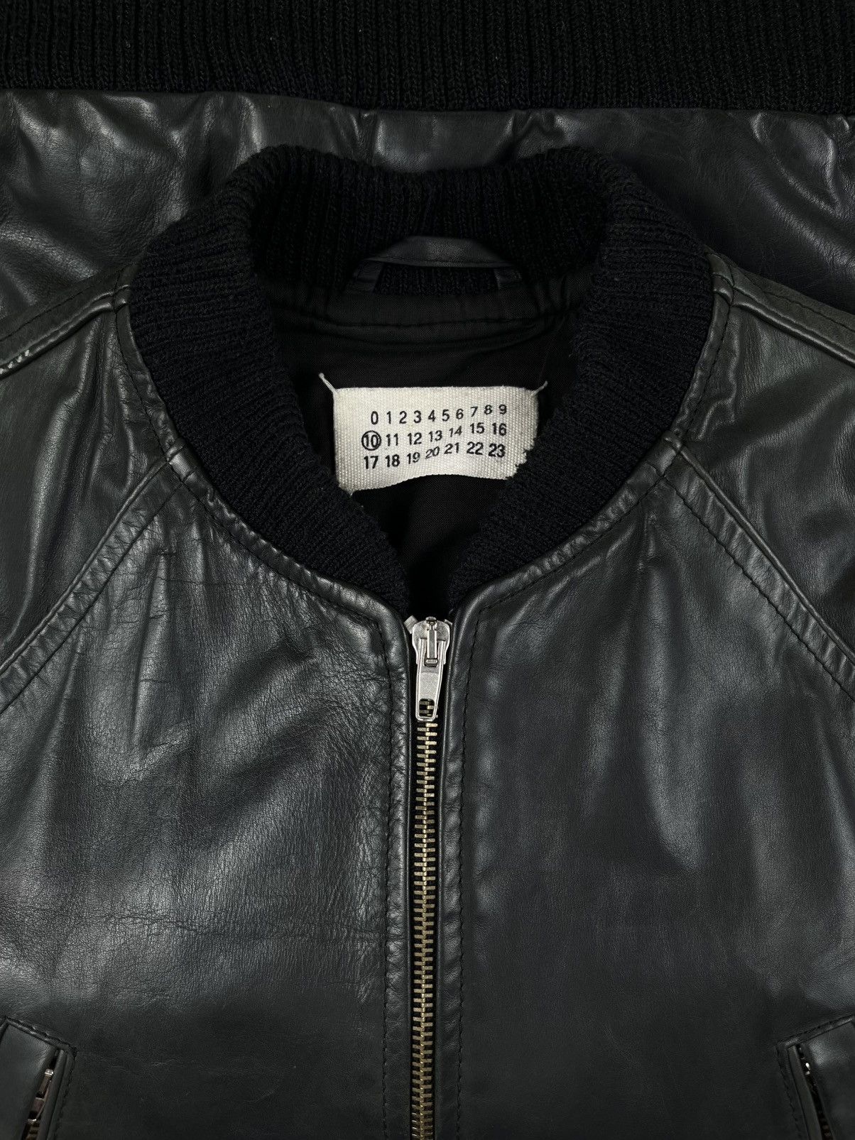 Maison Margiela SS04 Maison Margiela 5 Zip Calf Leather Bomber Jacket Size US M / EU 48-50 / 2 - 4 Thumbnail