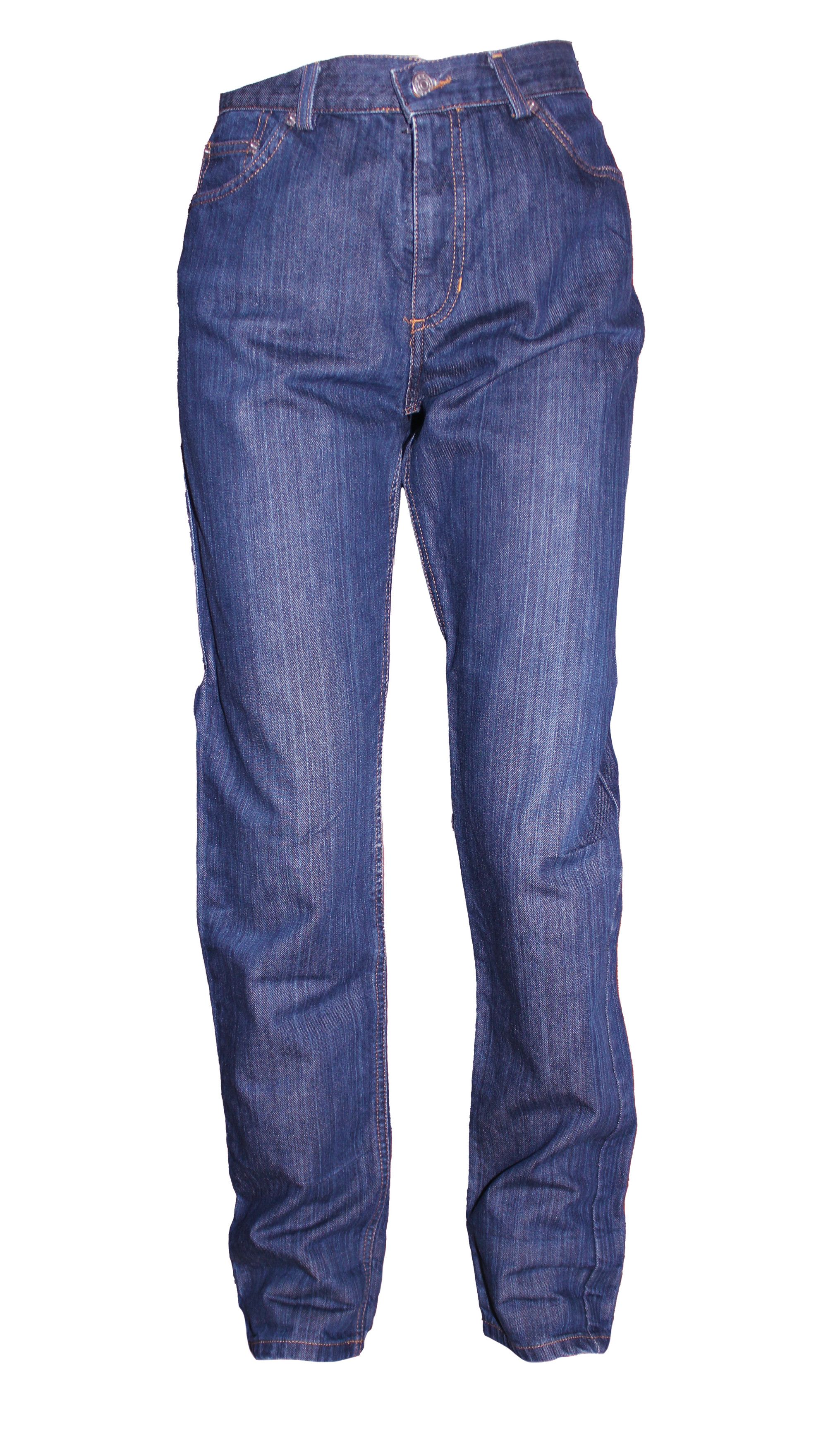 Jean Paul Gaultier Pinstripe Jeans Vintage Size 28" / US 6 / IT 42 - 2 Thumbnail