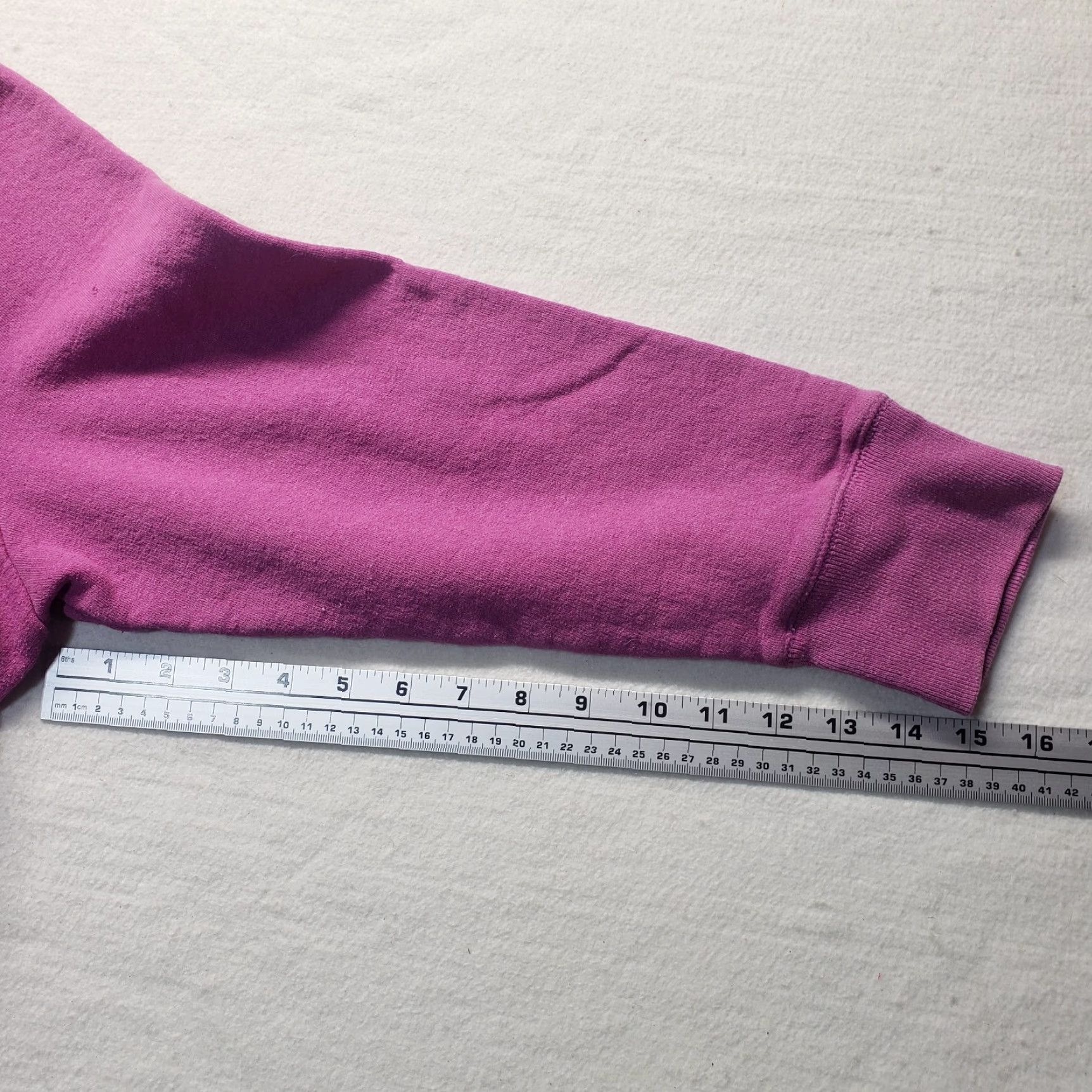 Vintage Just My Size Plus Size Sweater Pullover Solid Purple 1X Womens Classic Chunky-Knit Long Sleeve Crew Neck Size XL / US 12-14 / IT 48-50 - 4 Thumbnail