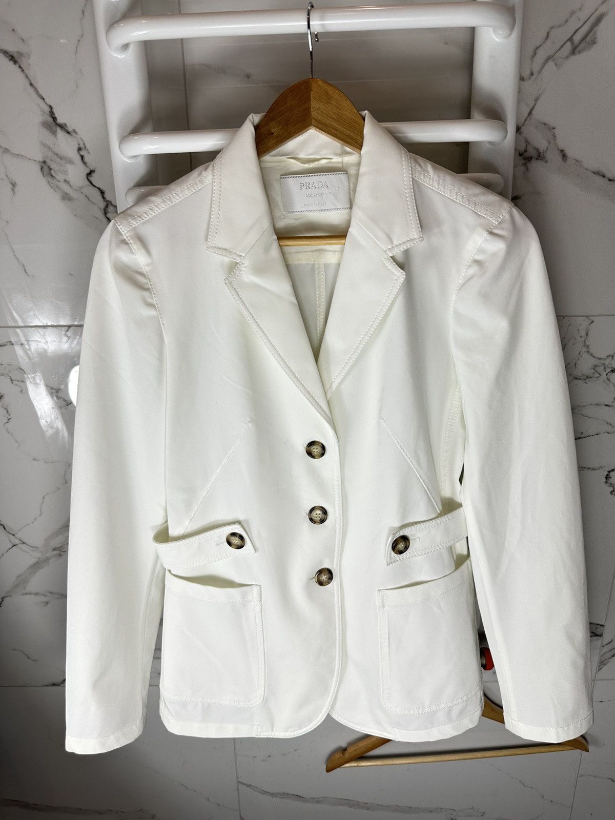 Prada White Lable Vintage Blazer Luxury Old Money Style