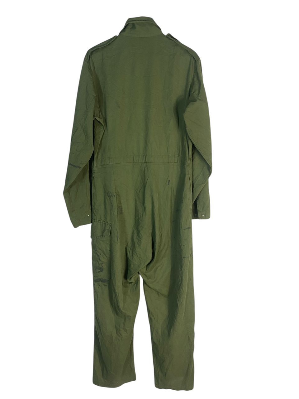 Vintage Vintage us army 80s olive green coverall Size US 37 - 2 Thumbnail