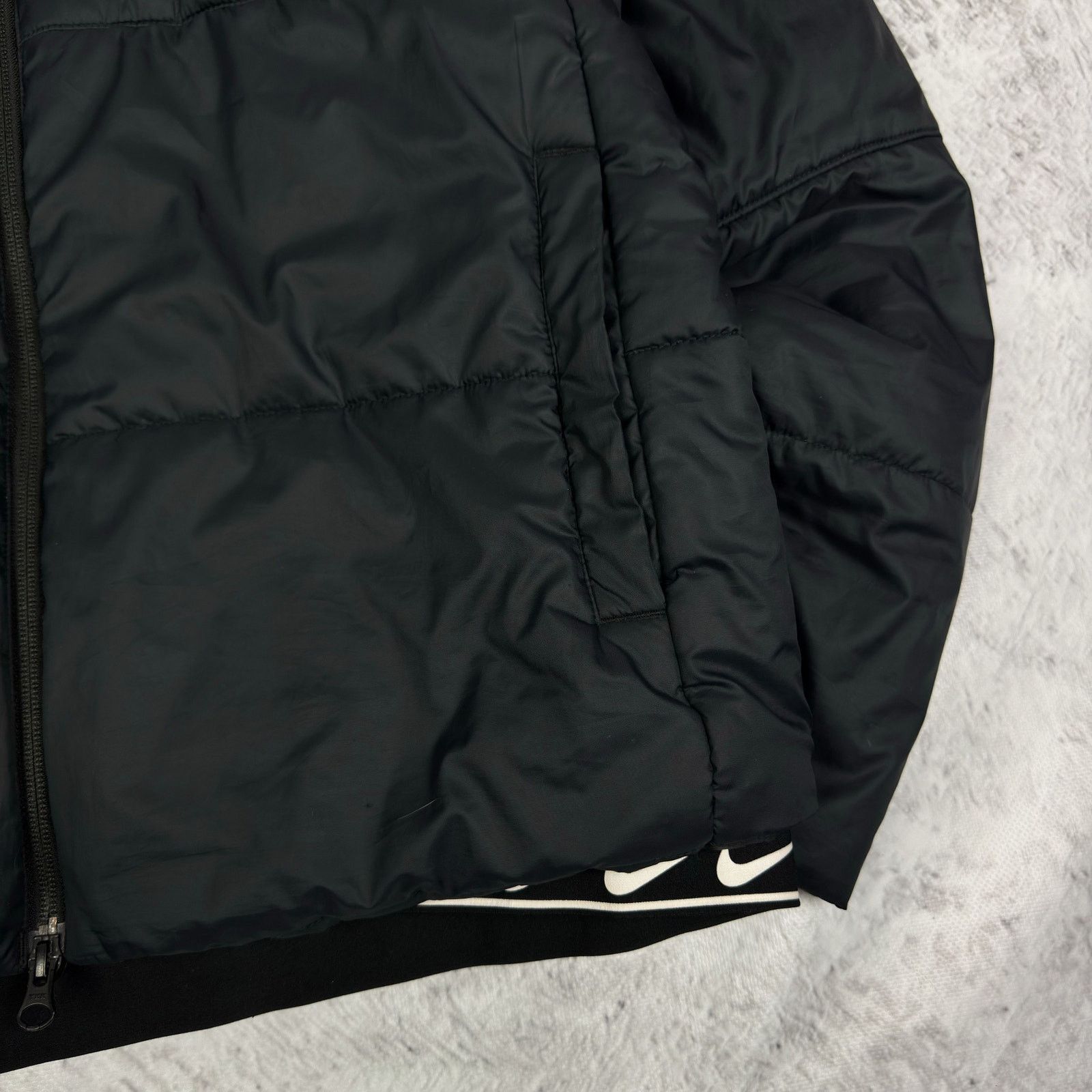 Nike Nike Sportswear Women's Black Synthetic Fill Puffer Jacket M Size M / US 6-8 / IT 42-44 - 7 Thumbnail