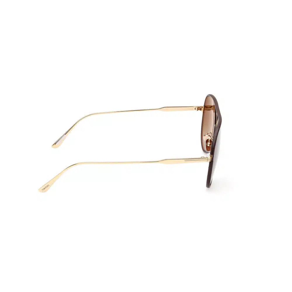 Tom Ford o1sndg1125 FT1016 Size: OS / Jessie-02 Sunglasses Brown/Gold Size ONE SIZE - 6 Thumbnail