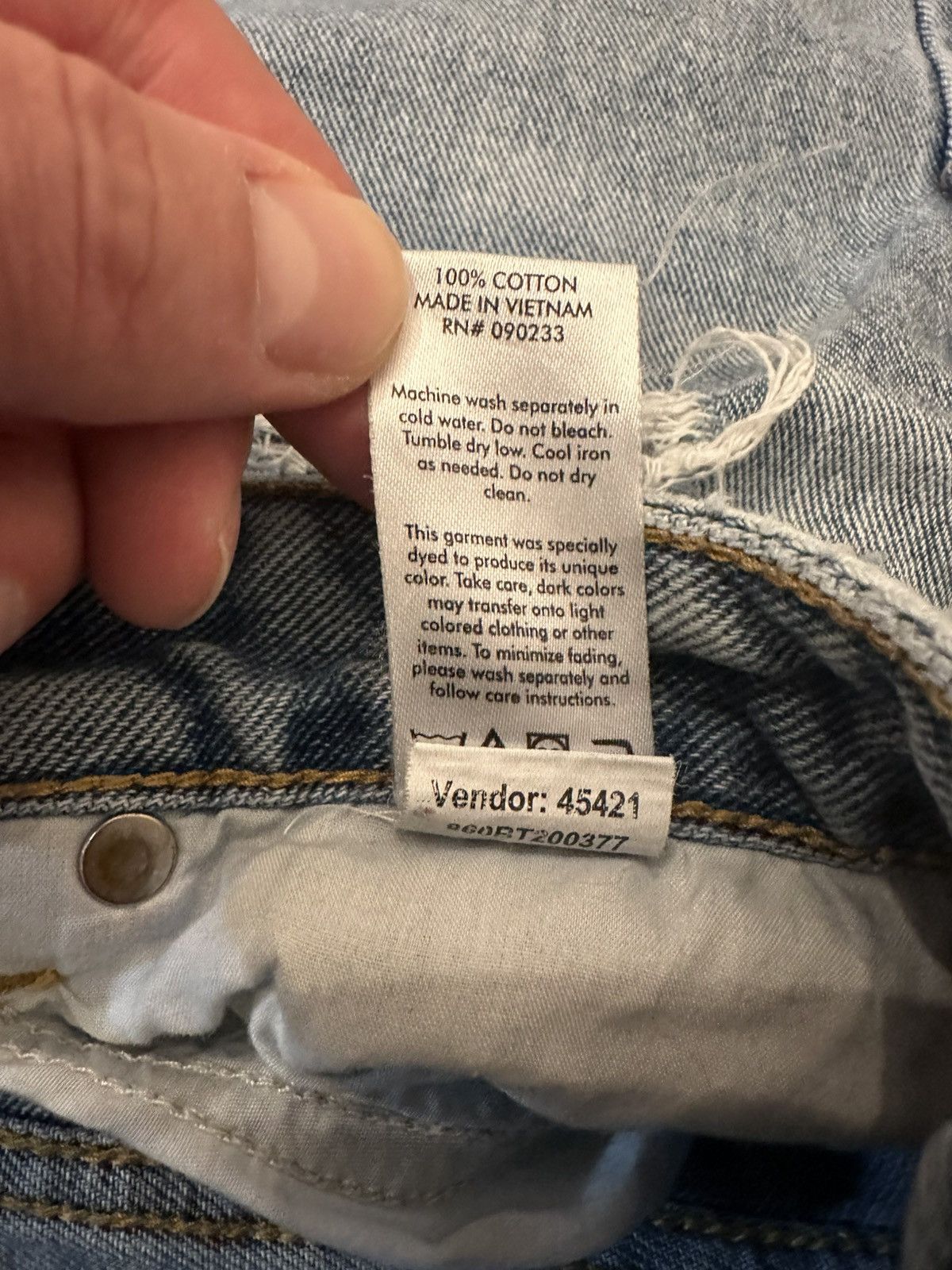Pacsun PacSun 90's Boyfriend Distressed Women's Size 25 Denim Jeans Size 25" / US 0 / IT 36 - 7 Thumbnail