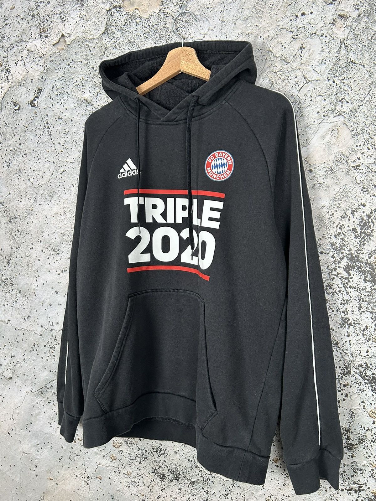 Adidas Adidas Bayern Munchen Black Hoodie Soccer Football Rare Size US L / EU 52-54 / 3 - 2 Thumbnail