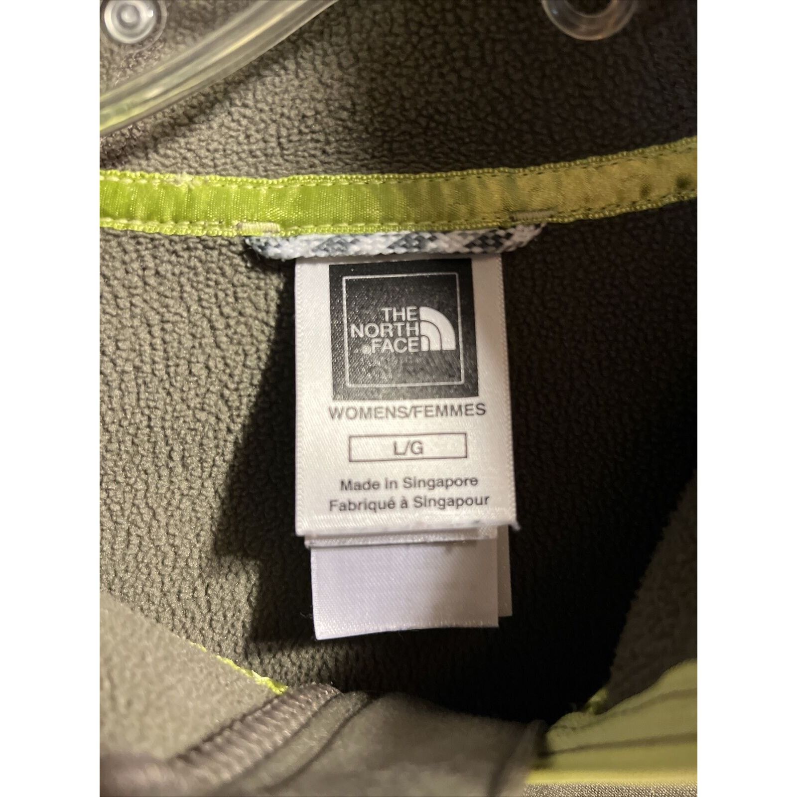 The North Face The North Face Women’s L Gray LS zip Polyester Fleece Jacket Size L / US 10 / IT 46 - 3 Thumbnail
