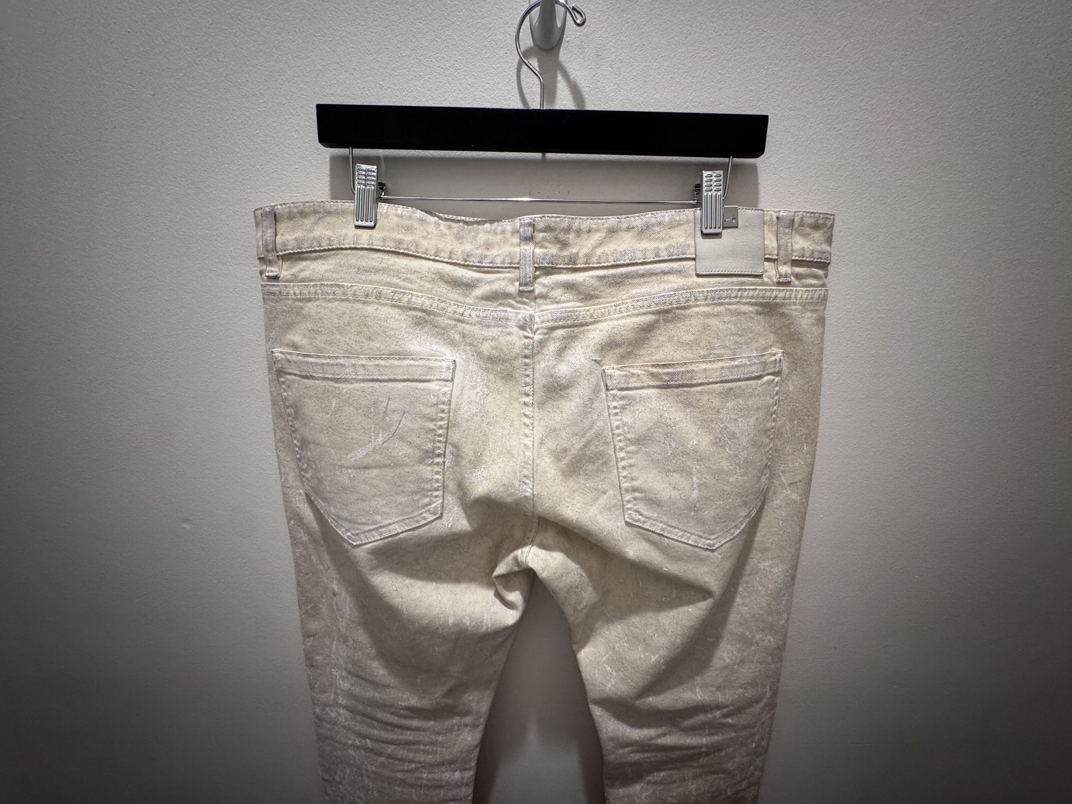 1017 ALYX 9SM 1017 9SM ALYX OFF WHITE PAINTED DENIM Size US 36 / EU 52 - 6 Thumbnail