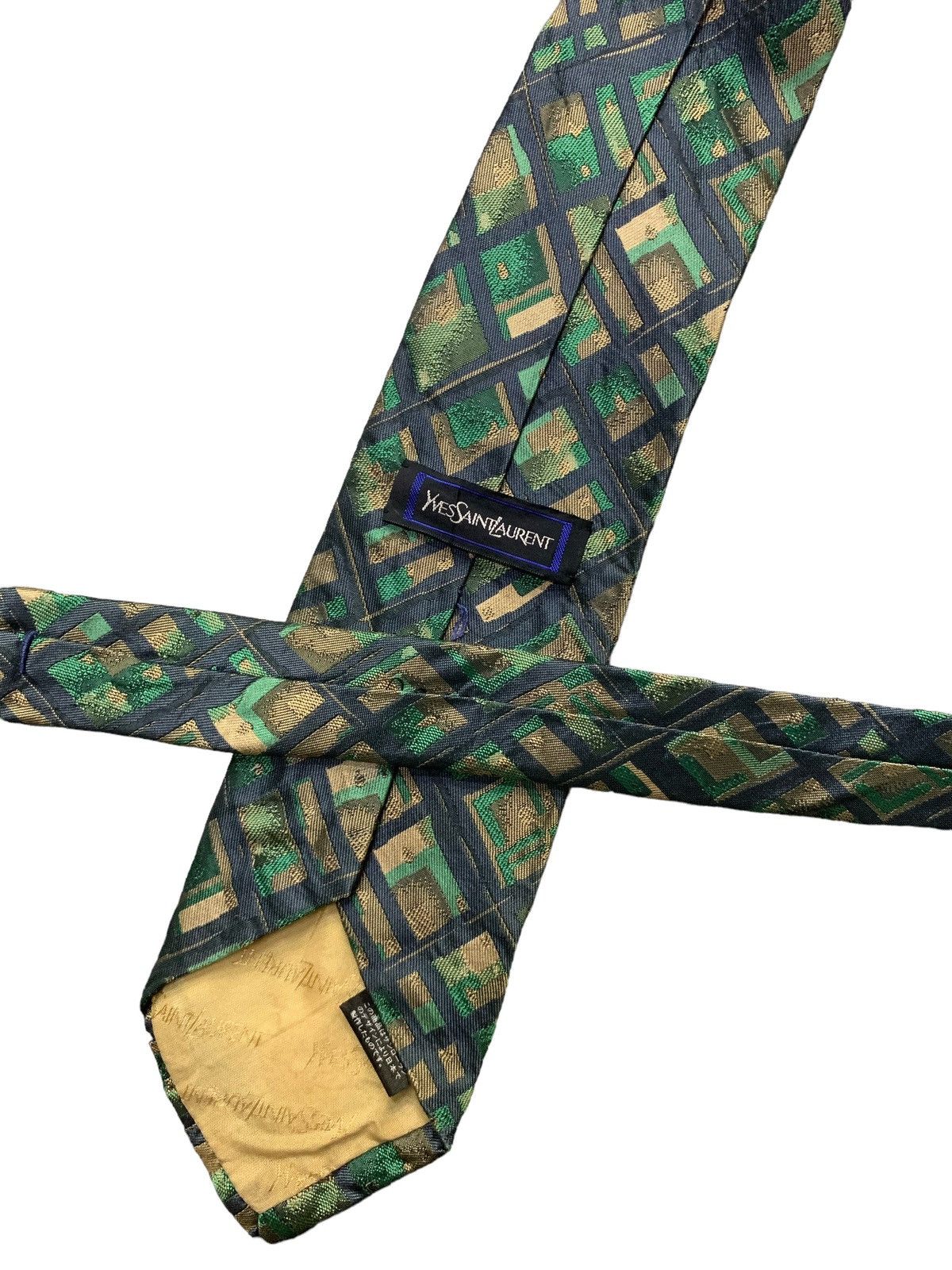 Yves Saint Laurent YSL Designer Necktie Size ONE SIZE - 6 Thumbnail