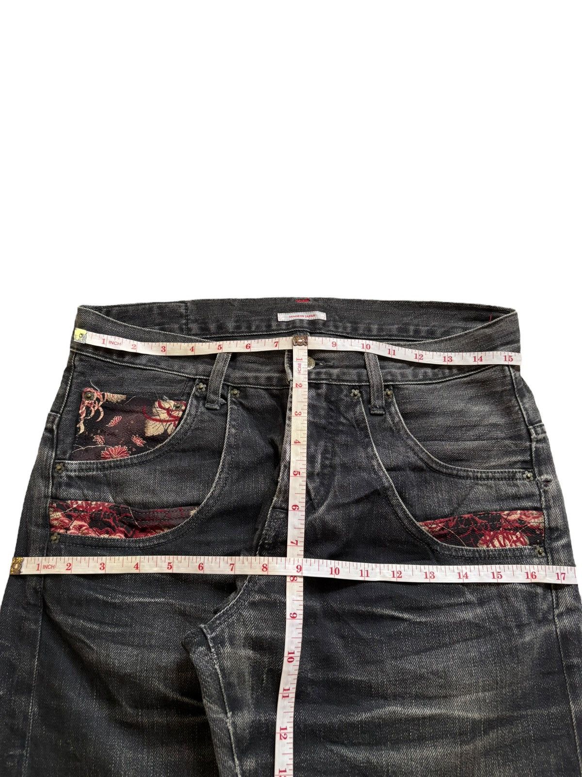 Japanese Brand Vintage Japanese Brand Bush Pant Buckle Back Jeans Size US 31 - 12 Thumbnail