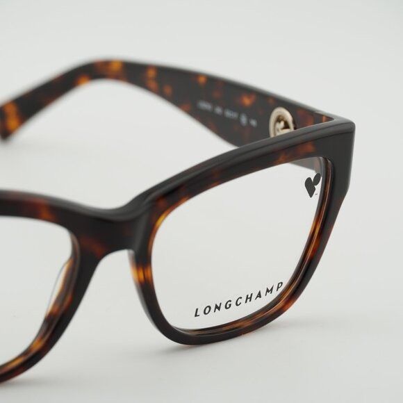 Longchamp Longchamp LO2743 242 Eyeglasses Dark Havana 52mm Cat Eye Size ONE SIZE - 7 Thumbnail