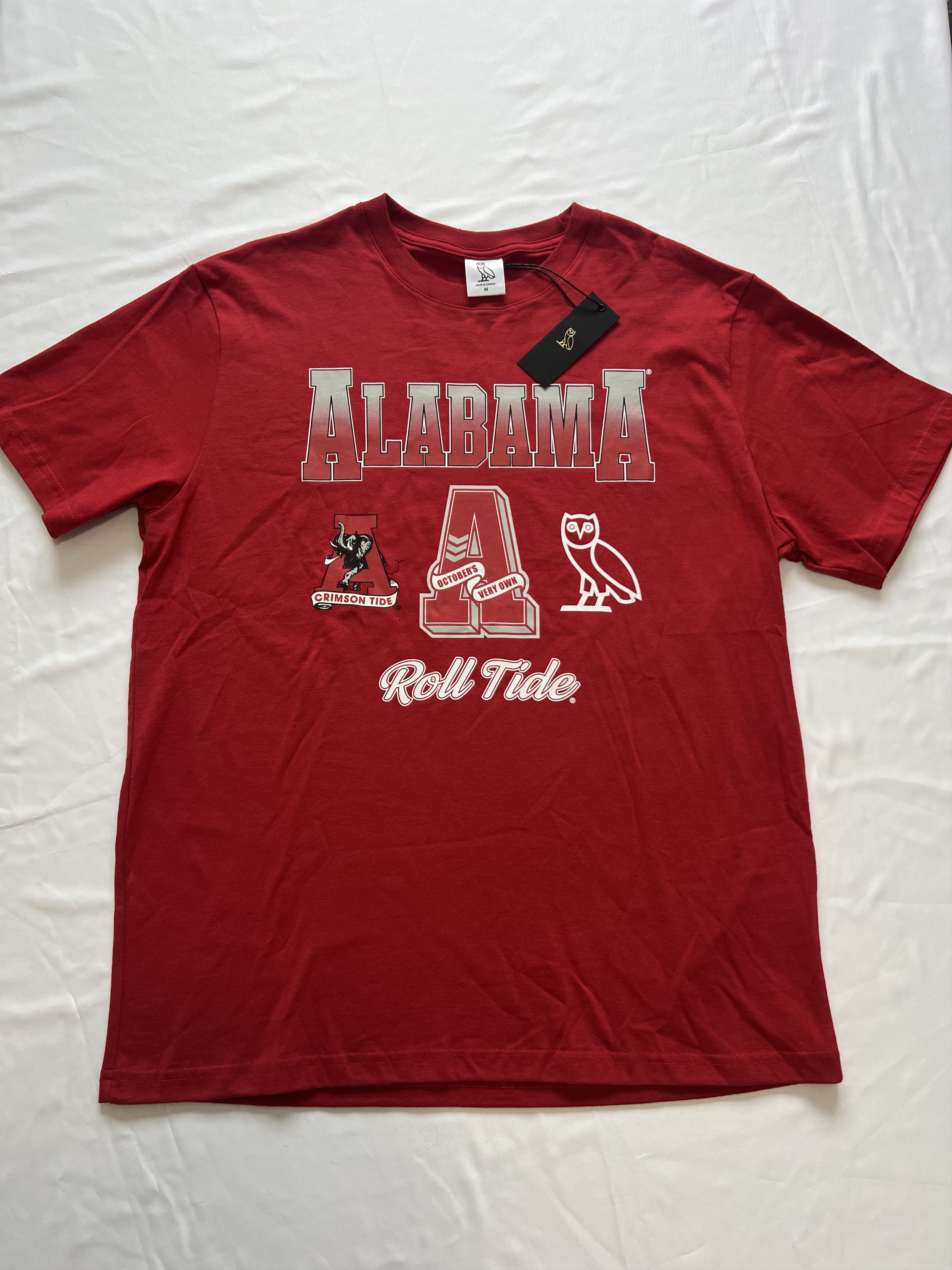 Drake OVO x NCAA Alabama Crimson Tide T-shirt Size US M / EU 48-50 / 2 - 1 Thumbnail