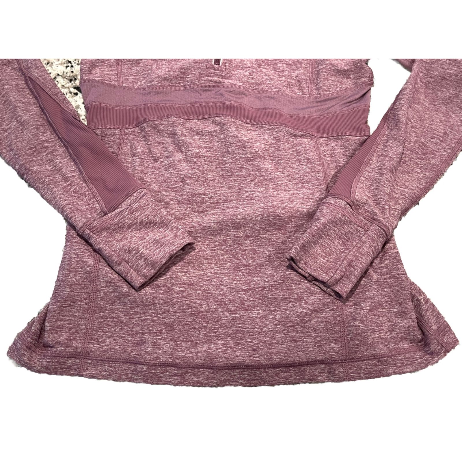 Lululemon Lululemon Cold Hands 1/4 Zip Pullover Purple Heathered Size 8 Women’s Activewear CrossTraining Gym & Running Size M / US 6-8 / IT 42-44 - 2 Thumbnail