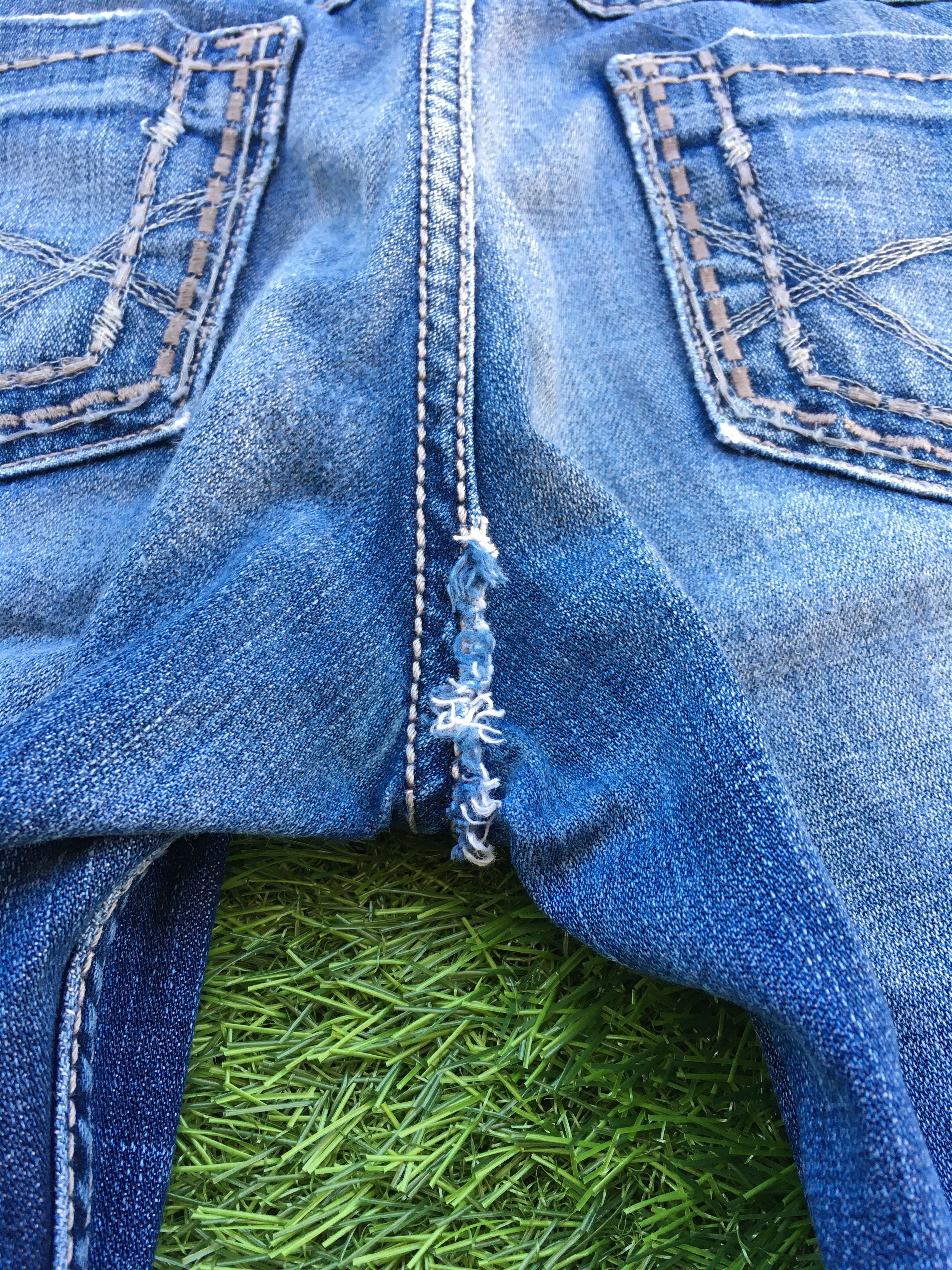 Japanese Brand × Jean Low Rise Distressed Flare Jeans D-1017 Size 28" / US 6 / IT 42 - 12 Thumbnail
