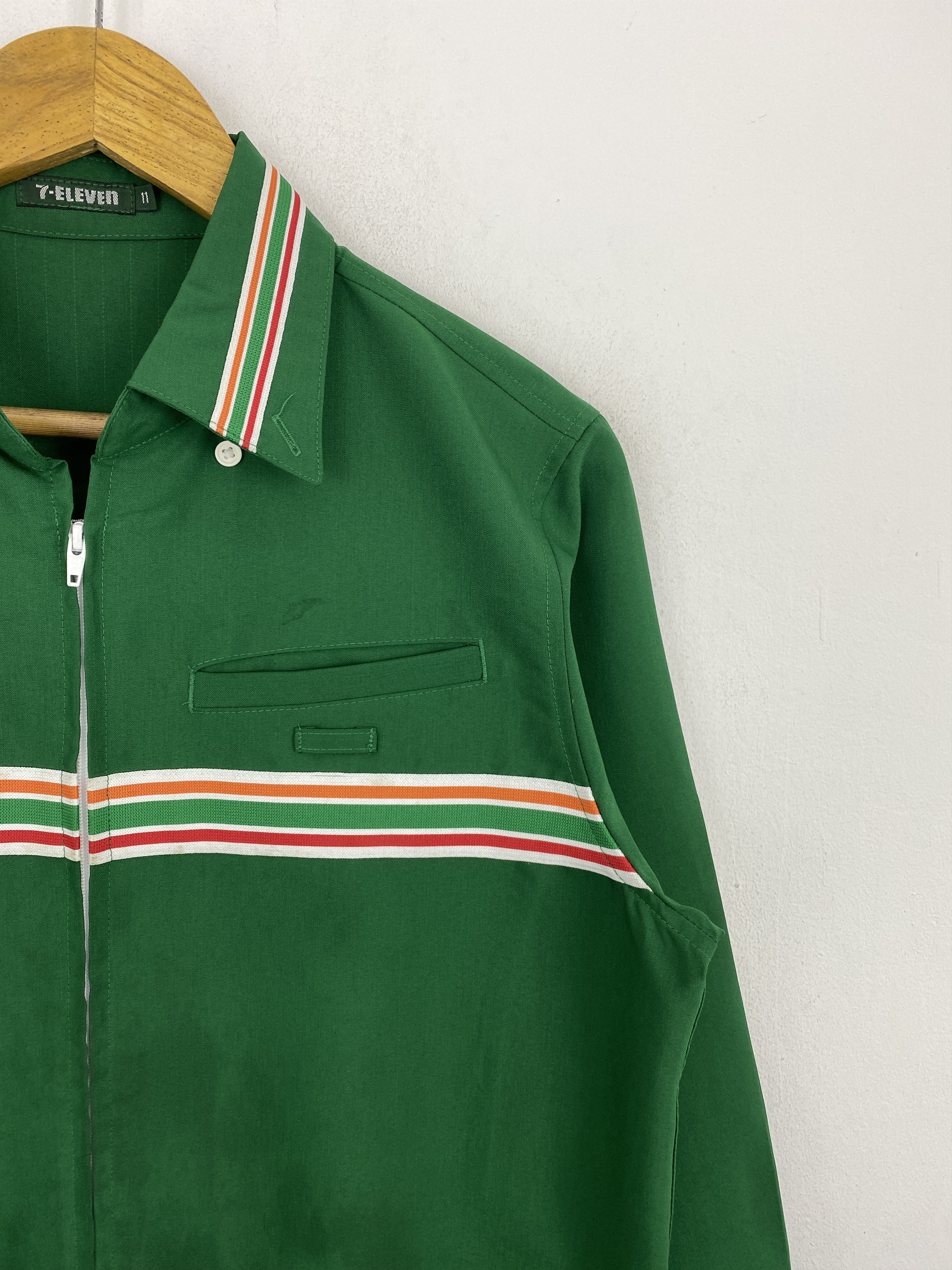 Japanese Brand Vintage 7-ELEVEN Workers Long Sleeve Jacket MJ0091Z Size US M / EU 48-50 / 2 - 11 Thumbnail