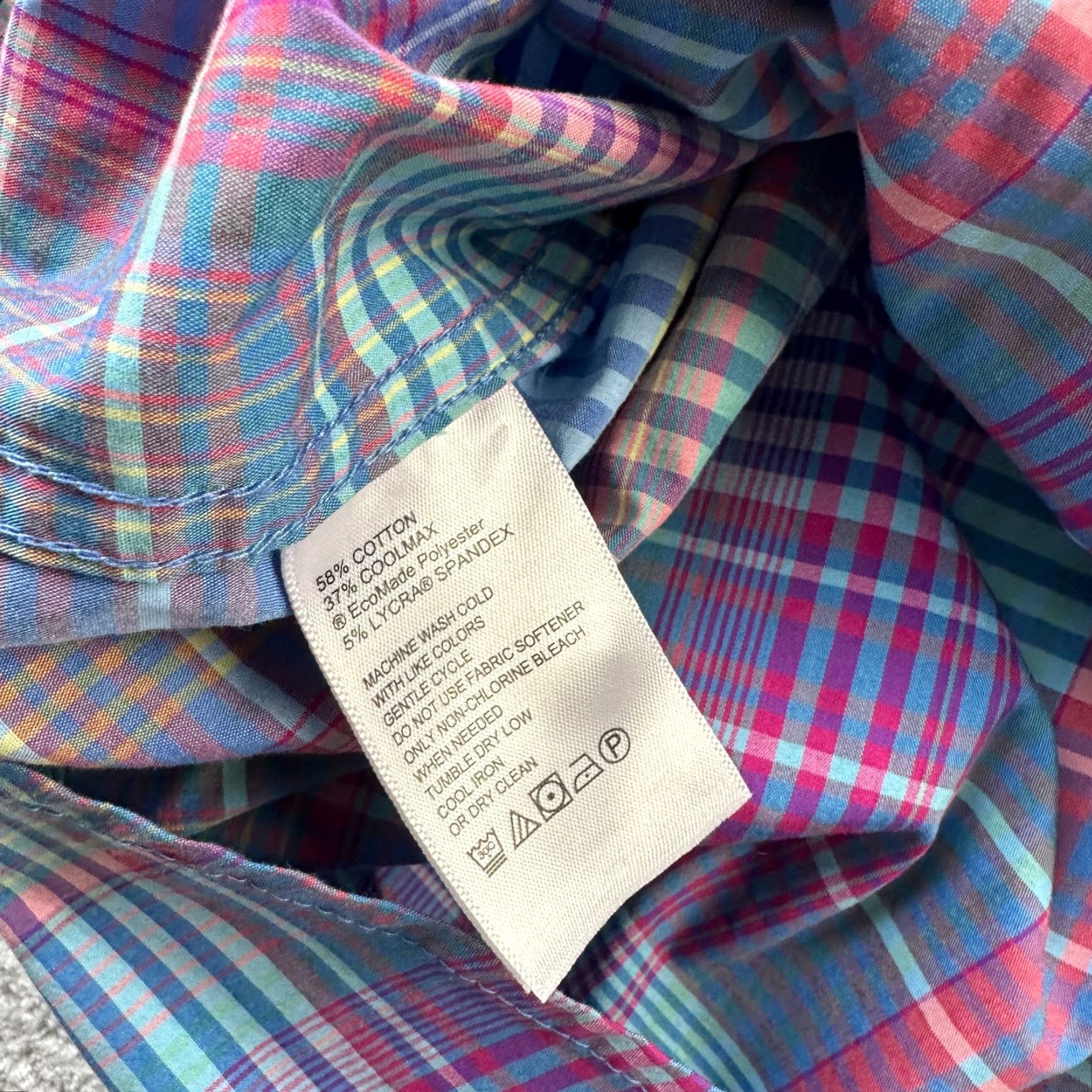 Tommy Bahama Tommy Bahama Shirt Mens 2XL Blue Plaid Button-Up Casual Cotton Stretch Size US XXL / EU 58 / 5 - 7 Thumbnail