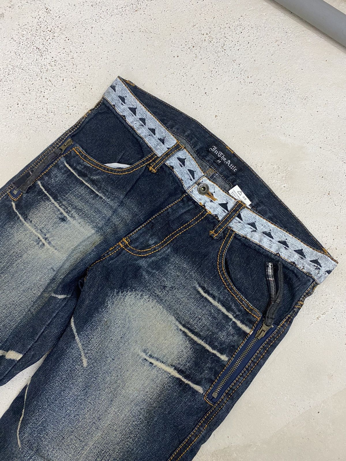 If Six Was Nine × Japanese Brand × Le Grande Bleu (L.G.B.) Flare In the Attic Japan Mud Washed Whisker Honeycomb Size US 32 / EU 48 - 8 Thumbnail