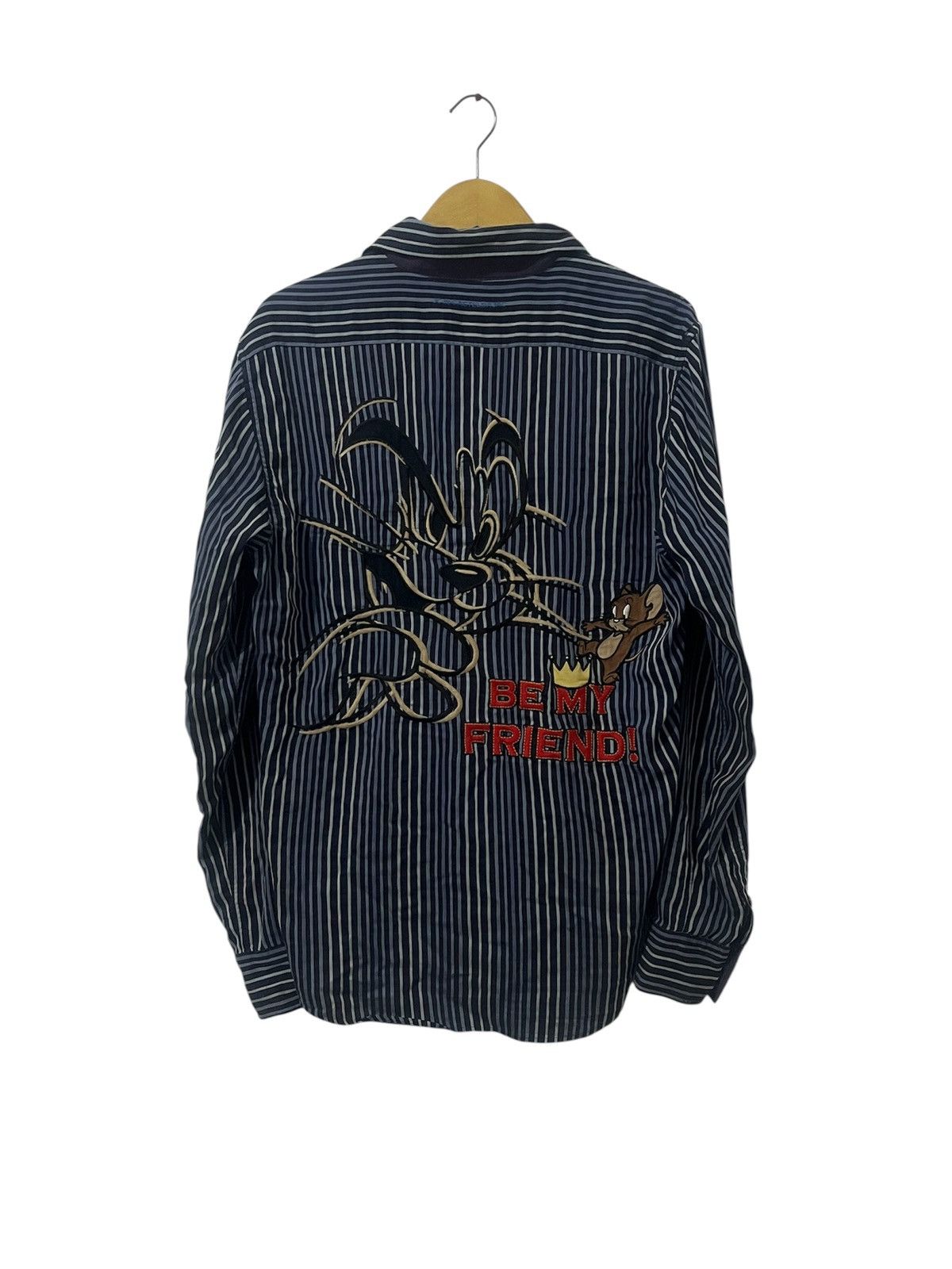 Vintage Tom and Jerry striped shirt from Castelbajac Size US L / EU 52-54 / 3 - 2 Thumbnail