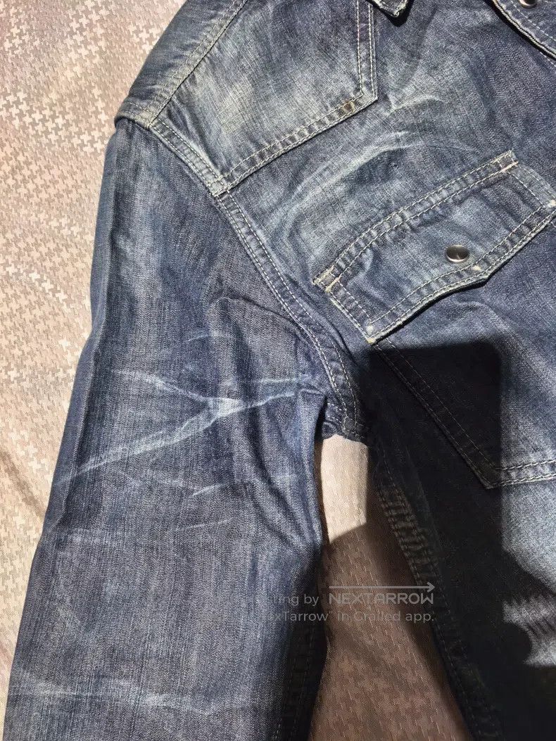 Wtaps Wtaps Washed vintage denim shirt Size US M / EU 48-50 / 2 - 2 Thumbnail